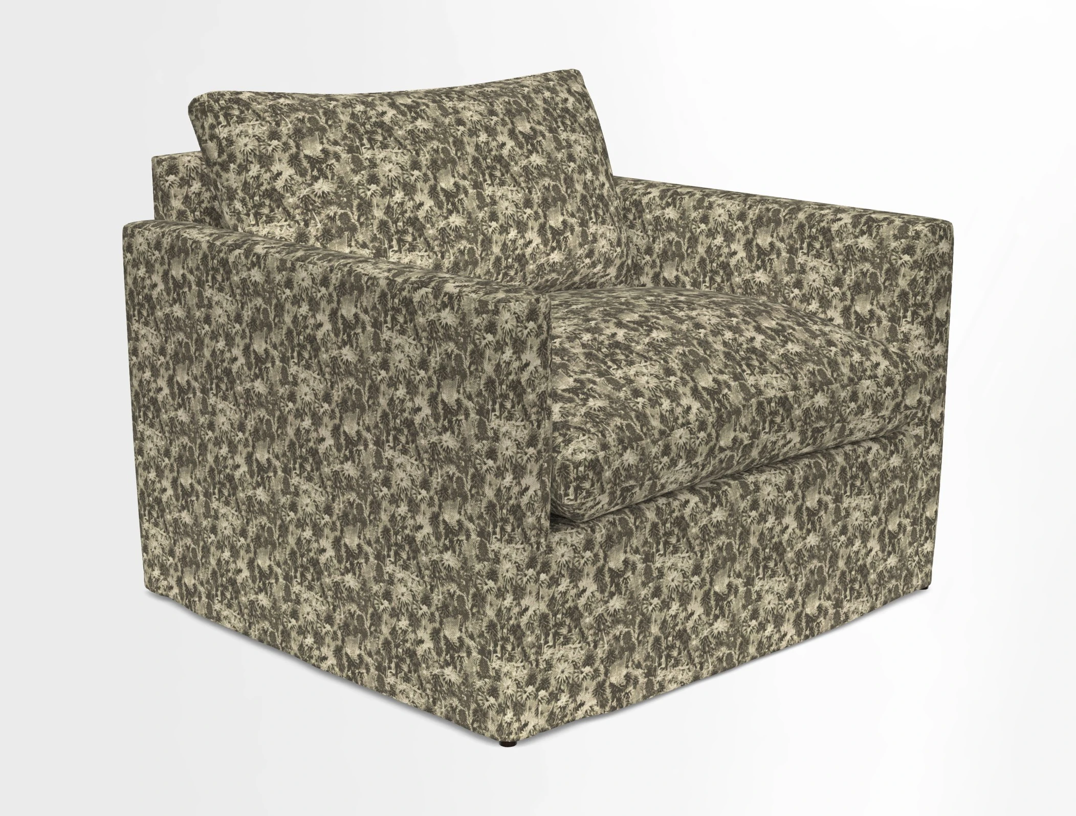 Heyshott Snuggler in Two Tone Plain Biscuit. Loose cover option available
