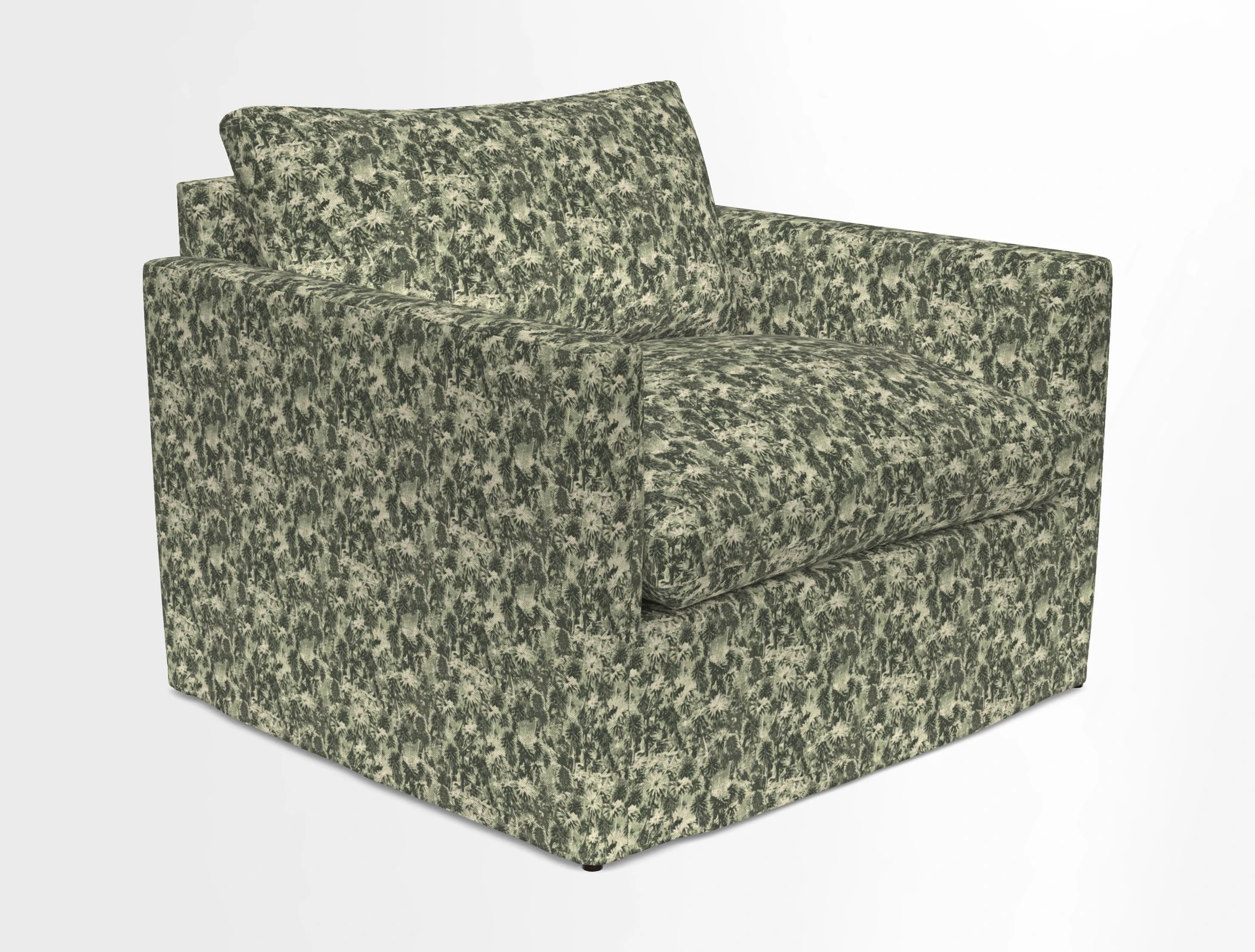Heyshott Snuggler in Two Tone Plain Biscuit. Loose cover option available
