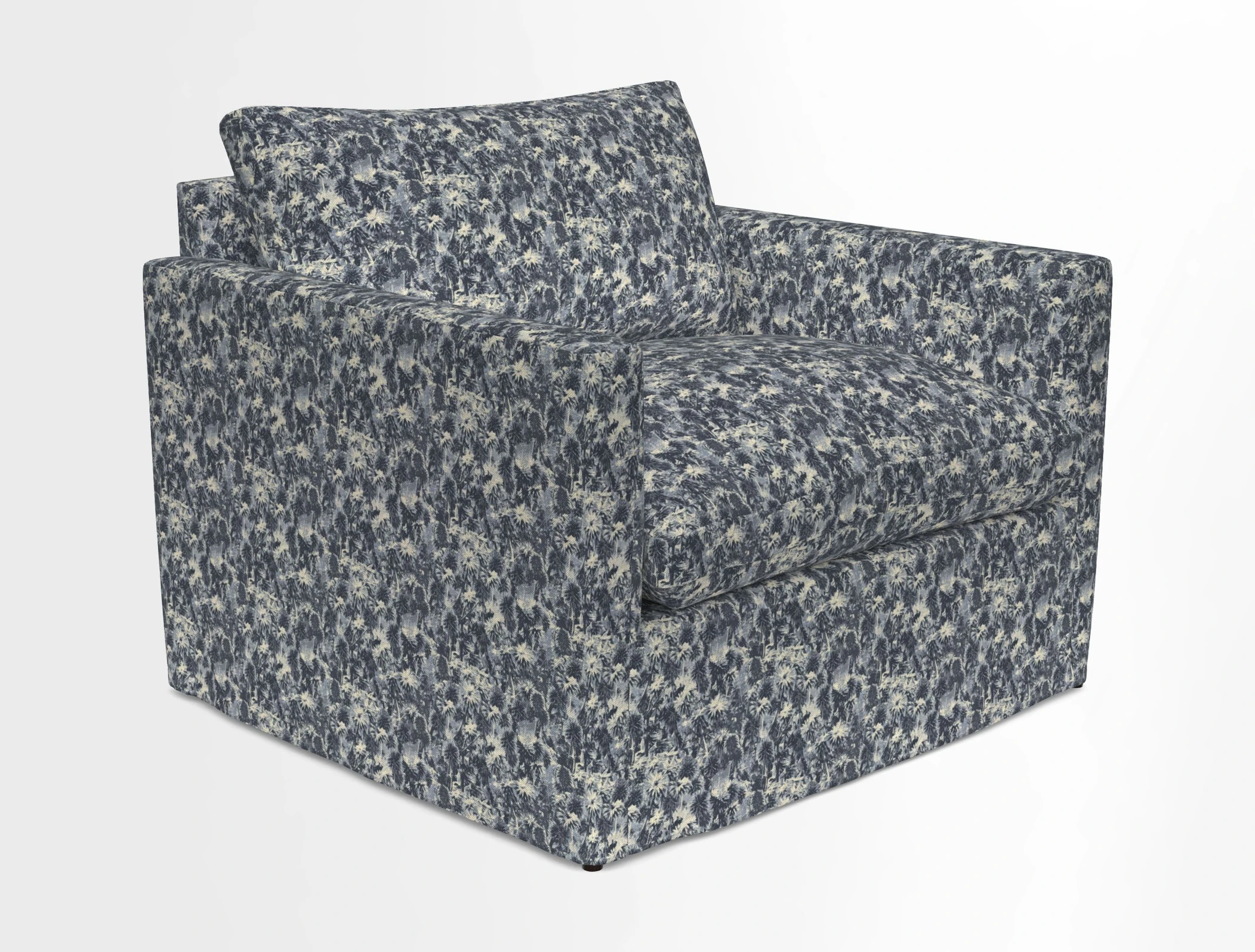 Heyshott Snuggler in Two Tone Plain Biscuit. Loose cover option available
