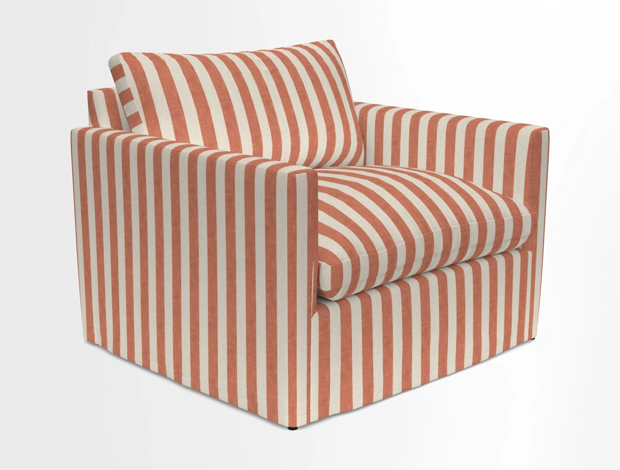 Heyshott Snuggler in Two Tone Plain Biscuit. Loose cover option available