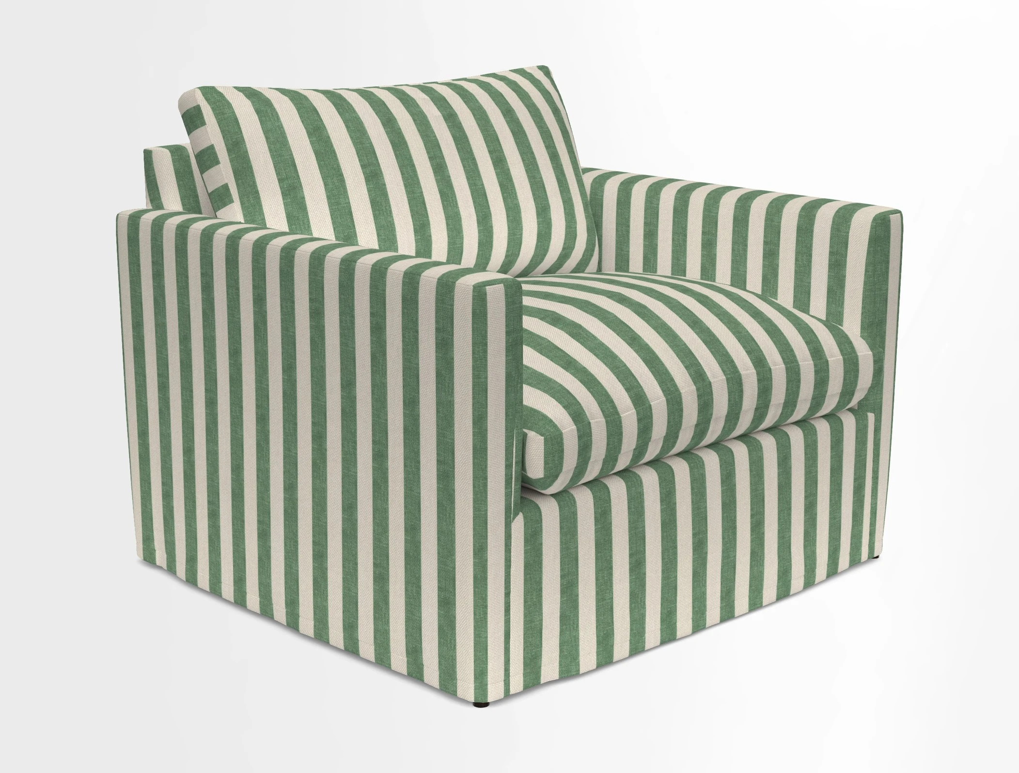 Heyshott Snuggler in Two Tone Plain Biscuit. Loose cover option available