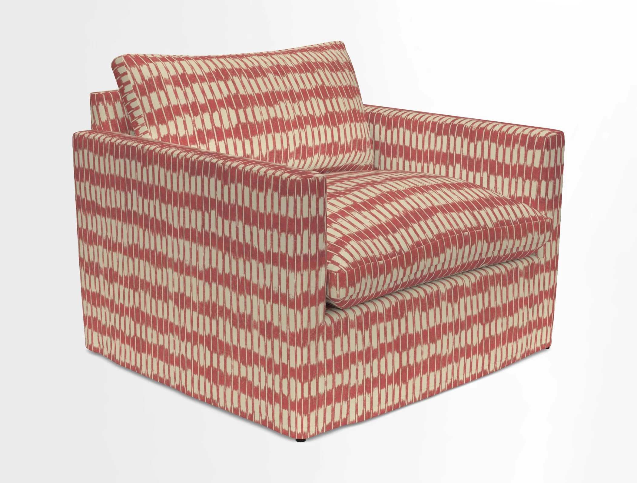 Heyshott Snuggler in Two Tone Plain Biscuit. Loose cover option available