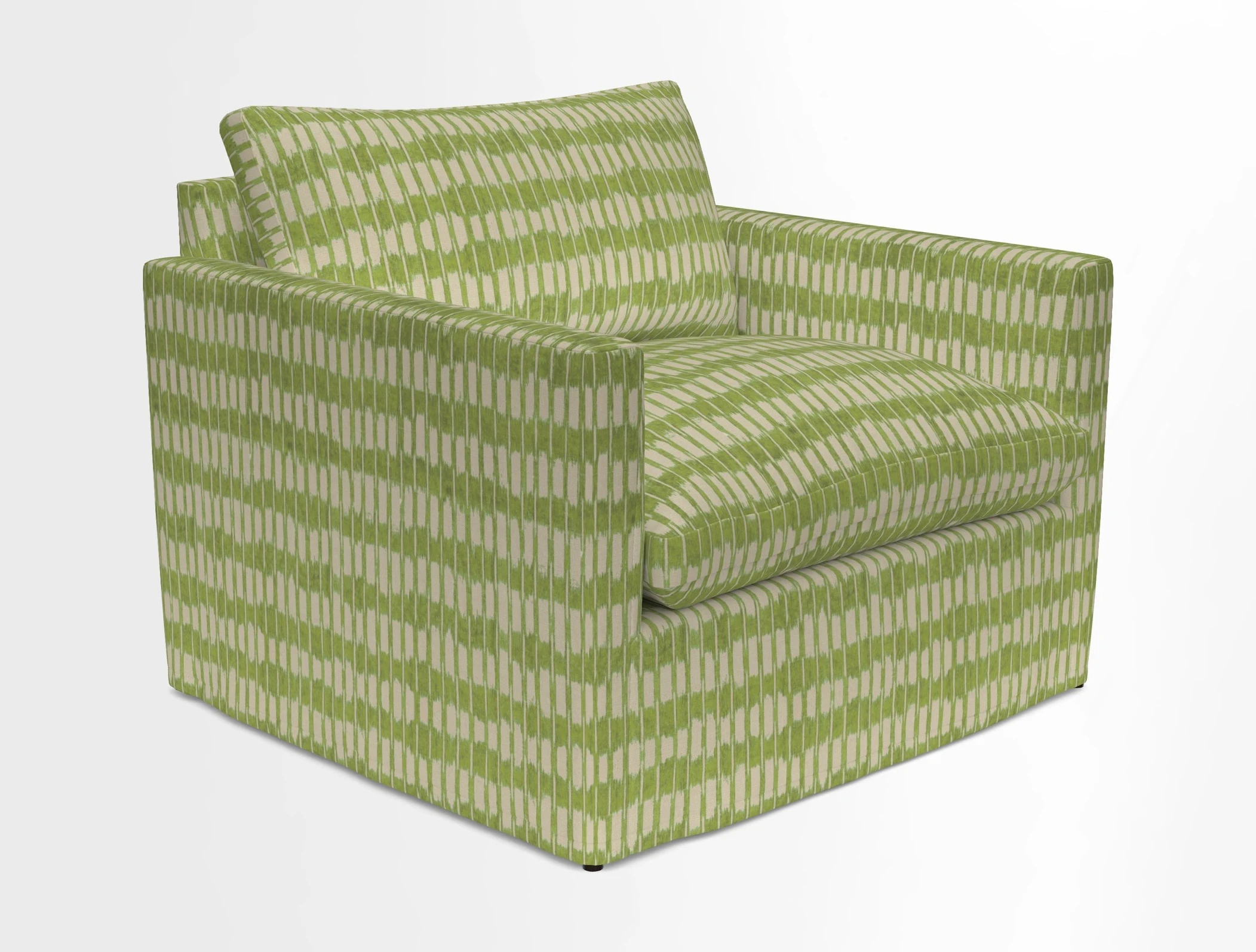 Heyshott Snuggler in Two Tone Plain Biscuit. Loose cover option available