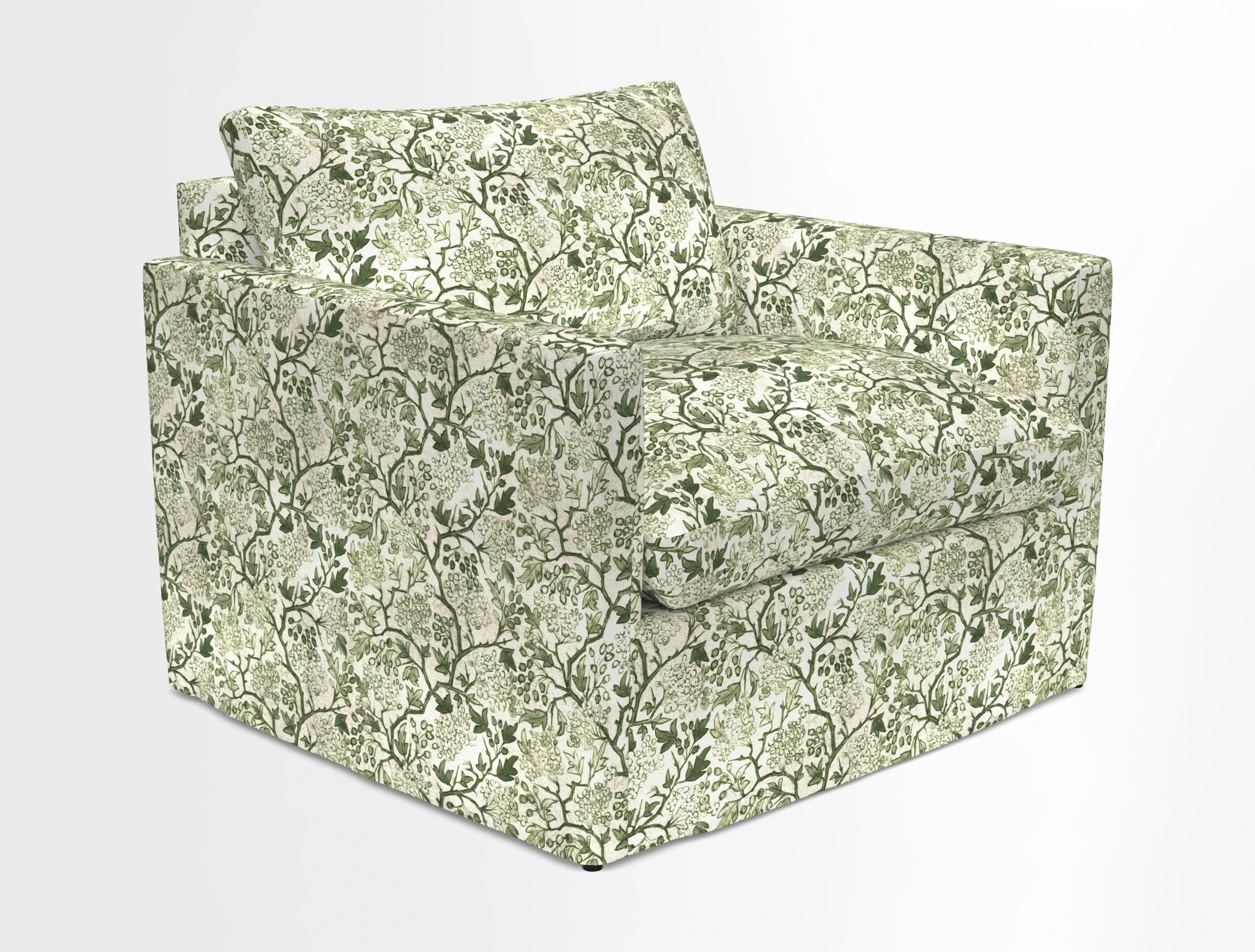 Heyshott Snuggler in Two Tone Plain Biscuit. Loose cover option available