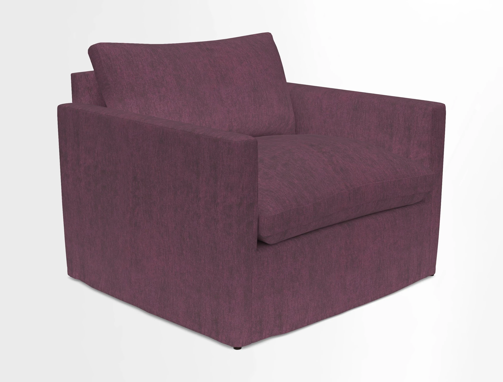 Heyshott Snuggler in Two Tone Plain Biscuit. Loose cover option available