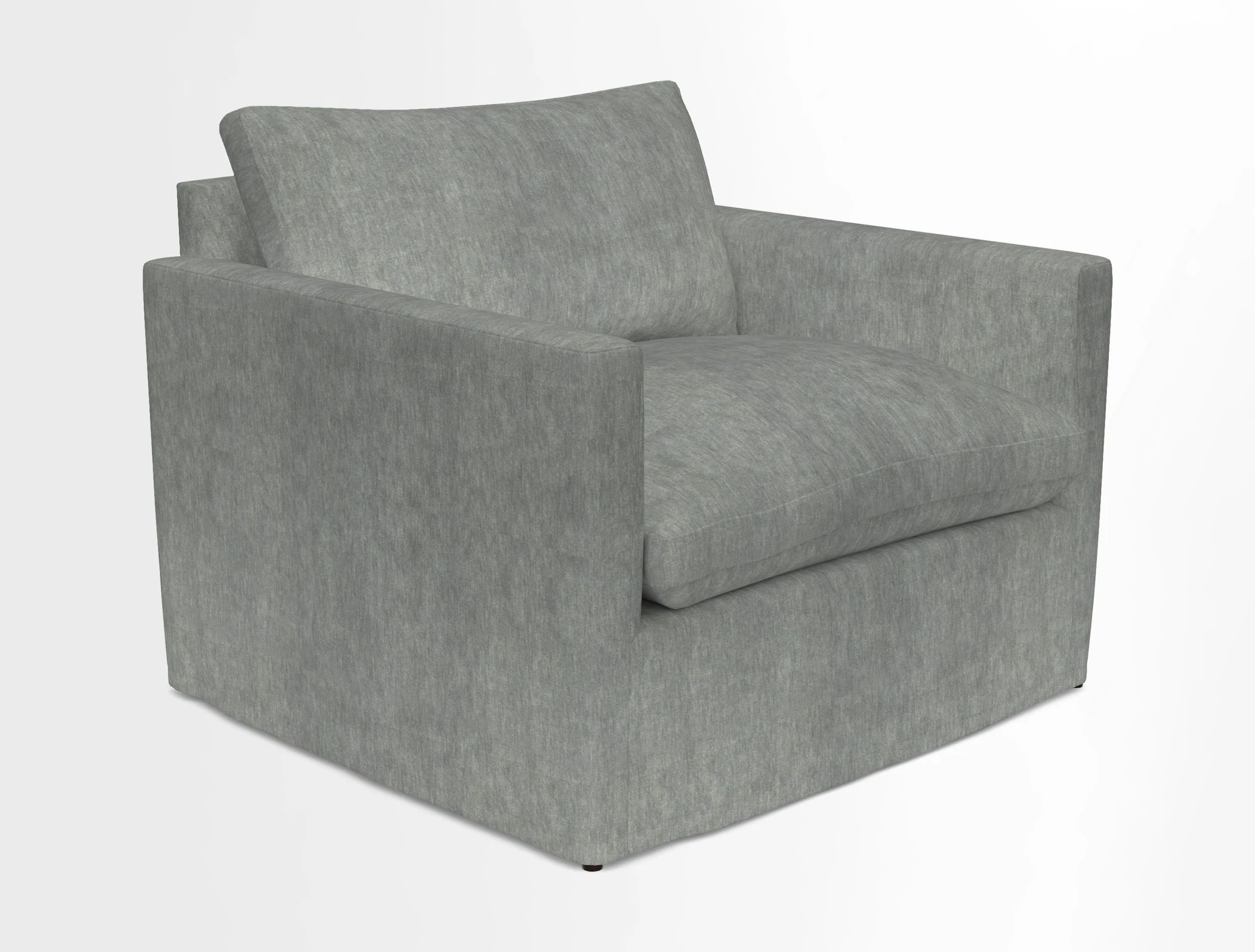 Heyshott Snuggler in Two Tone Plain Biscuit. Loose cover option available