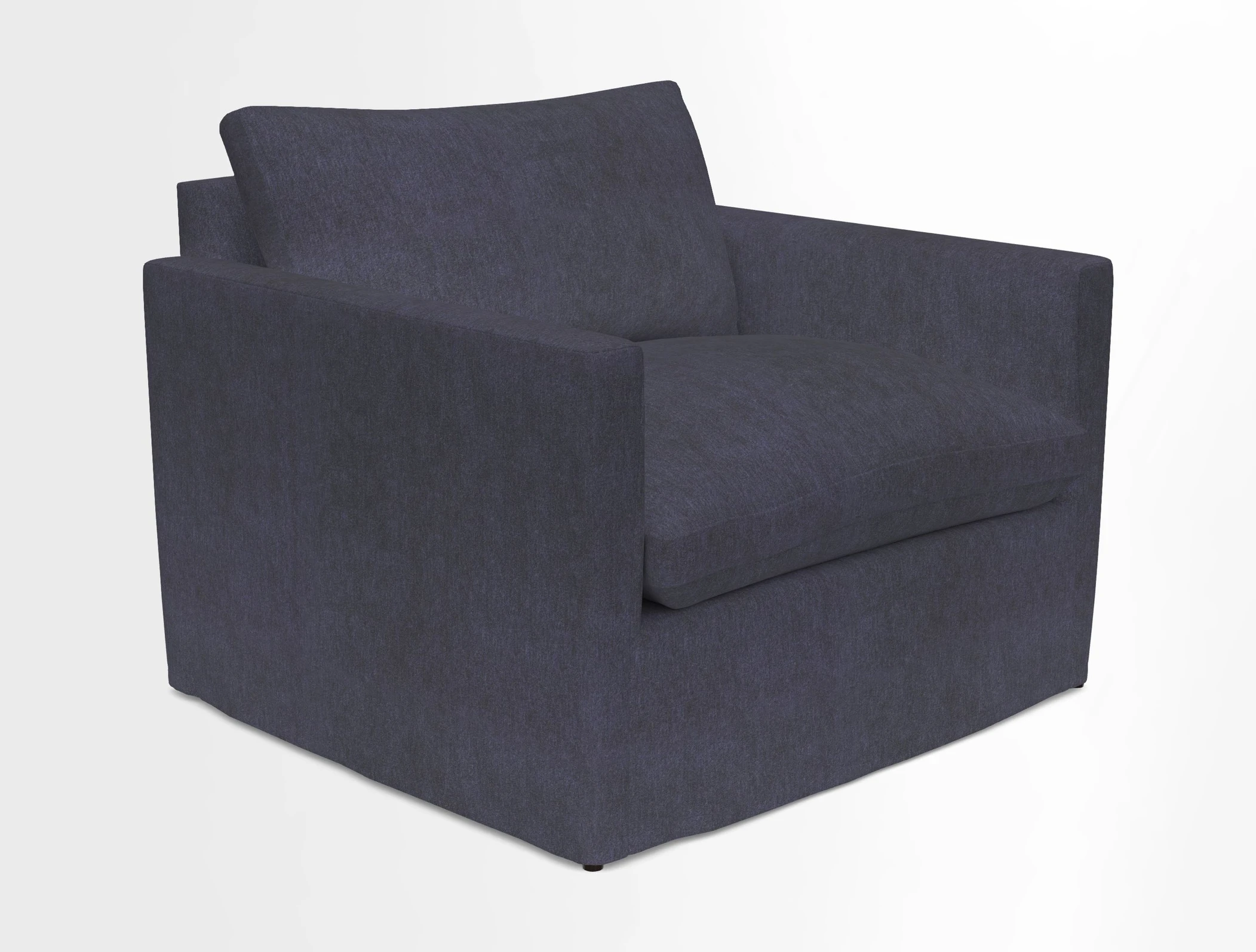Heyshott Snuggler in Two Tone Plain Biscuit. Loose cover option available