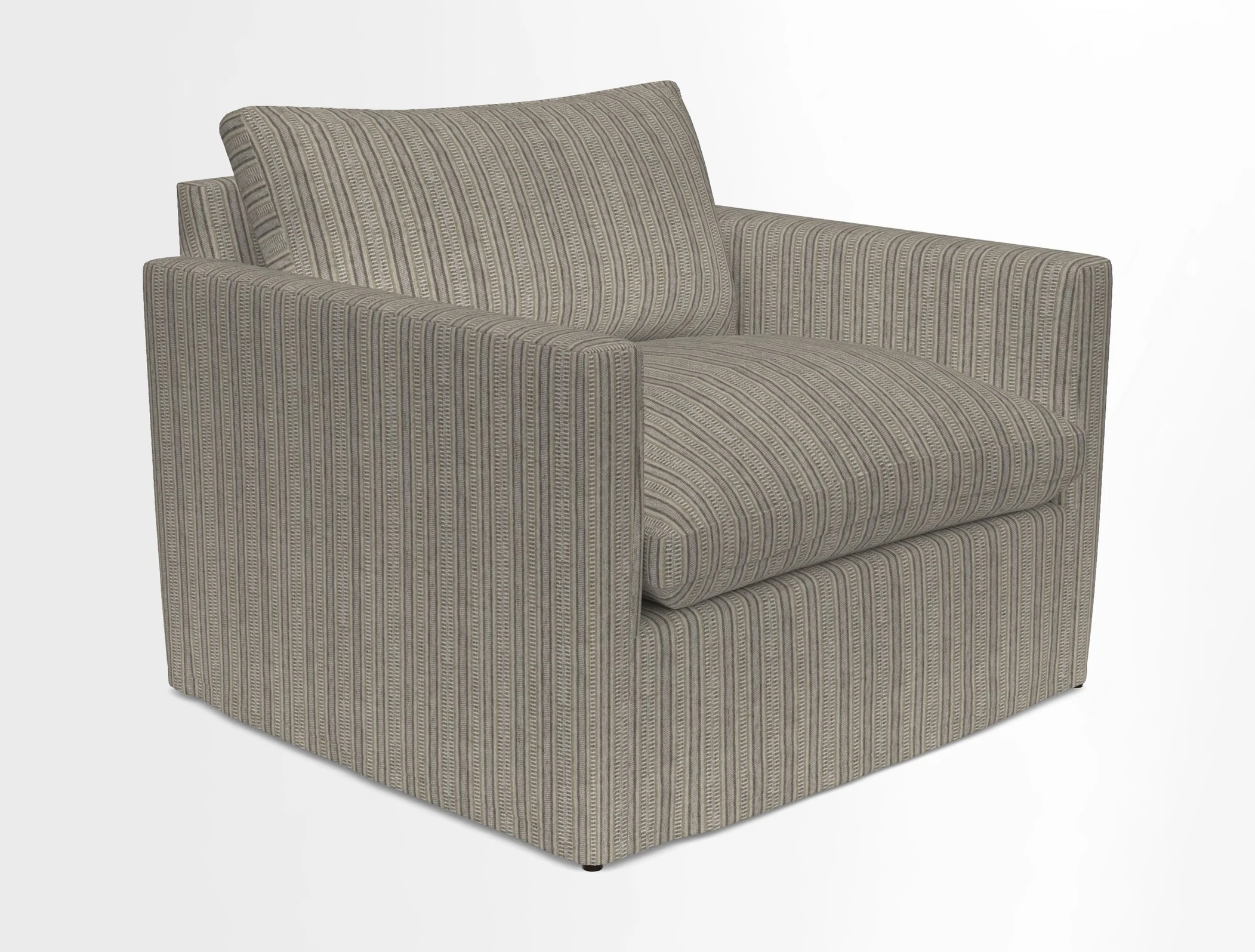 Heyshott Snuggler in Two Tone Plain Biscuit. Loose cover option available