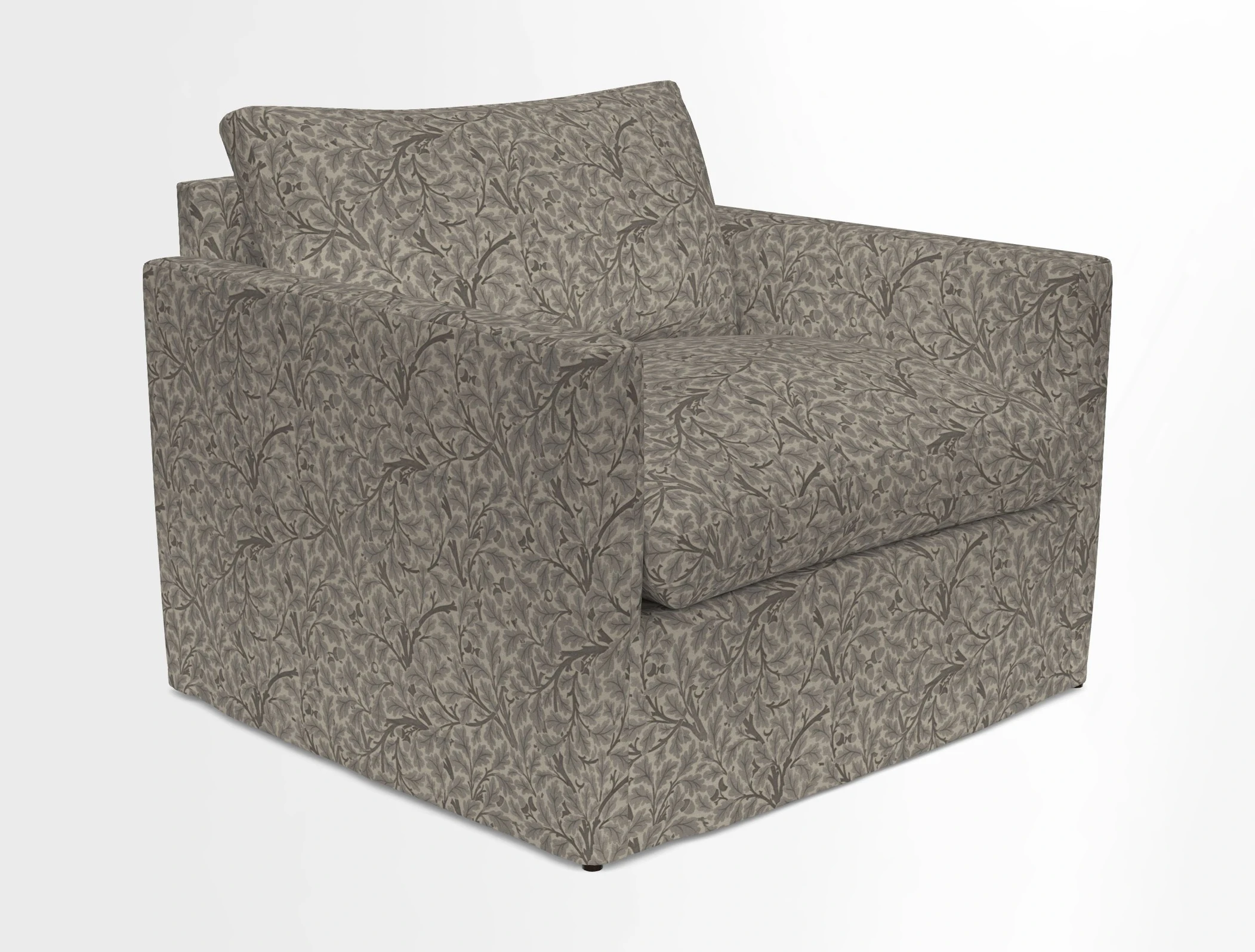 Heyshott Snuggler in Two Tone Plain Biscuit. Loose cover option available