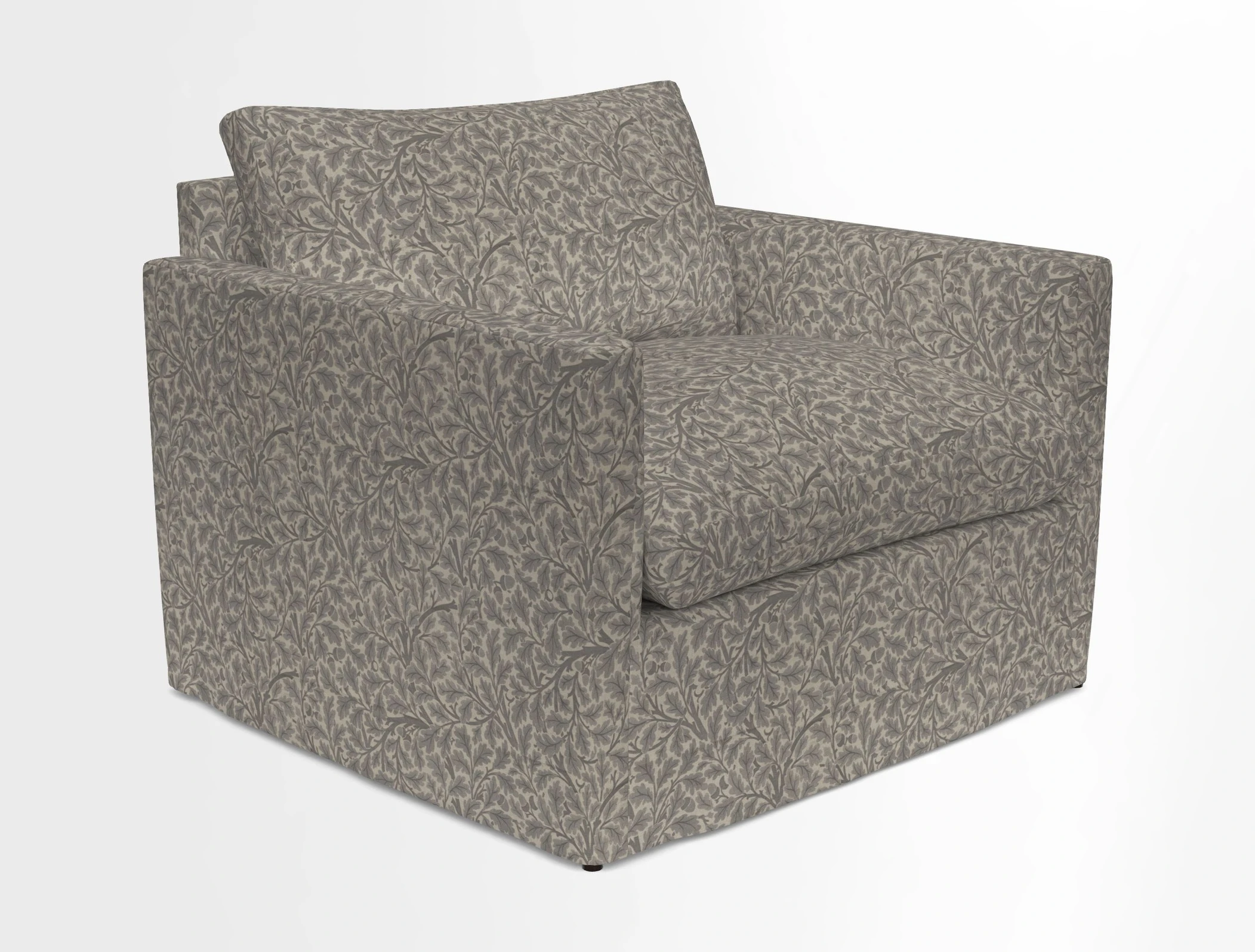 Heyshott Snuggler in Two Tone Plain Biscuit. Loose cover option available
