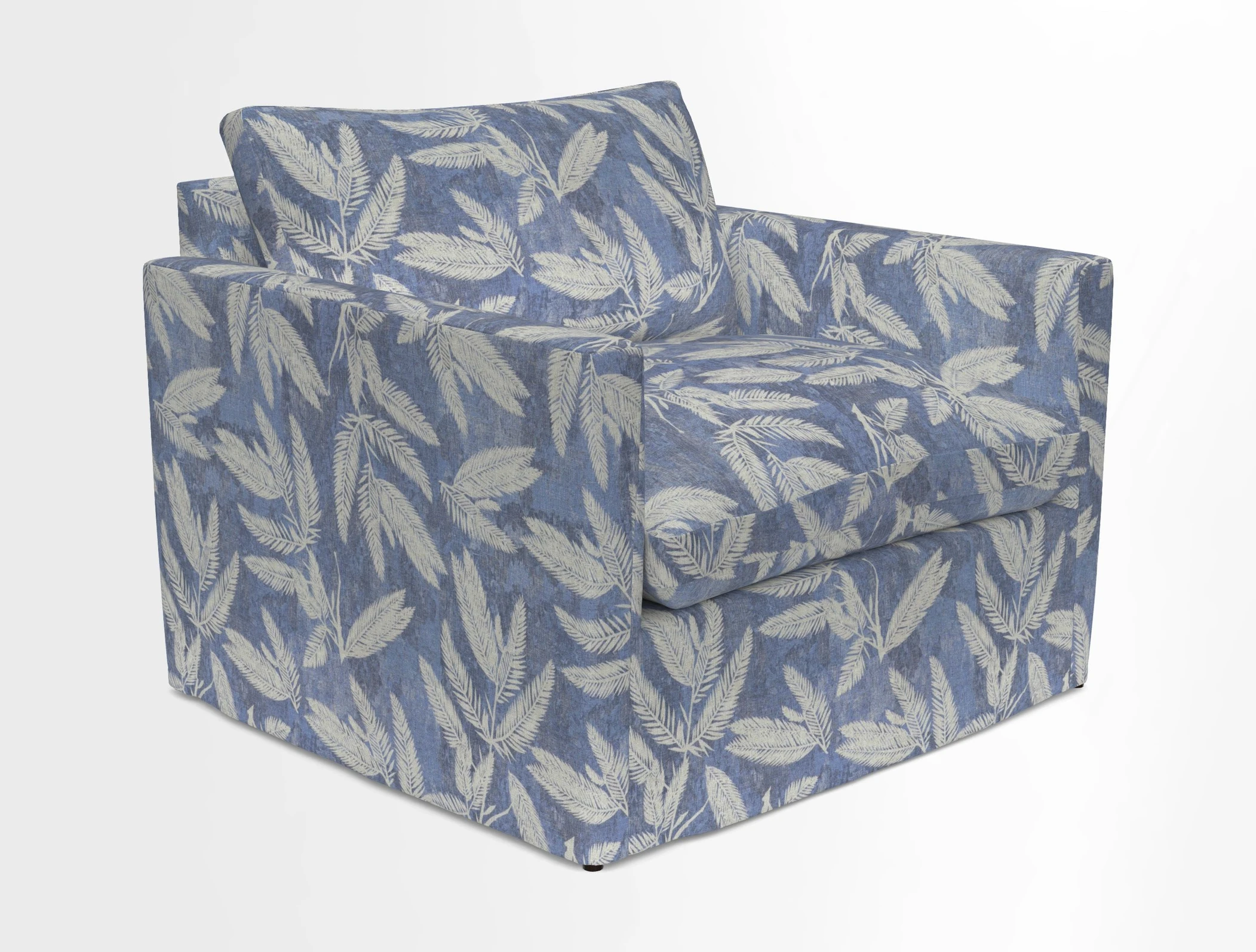Heyshott Snuggler in Two Tone Plain Biscuit. Loose cover option available