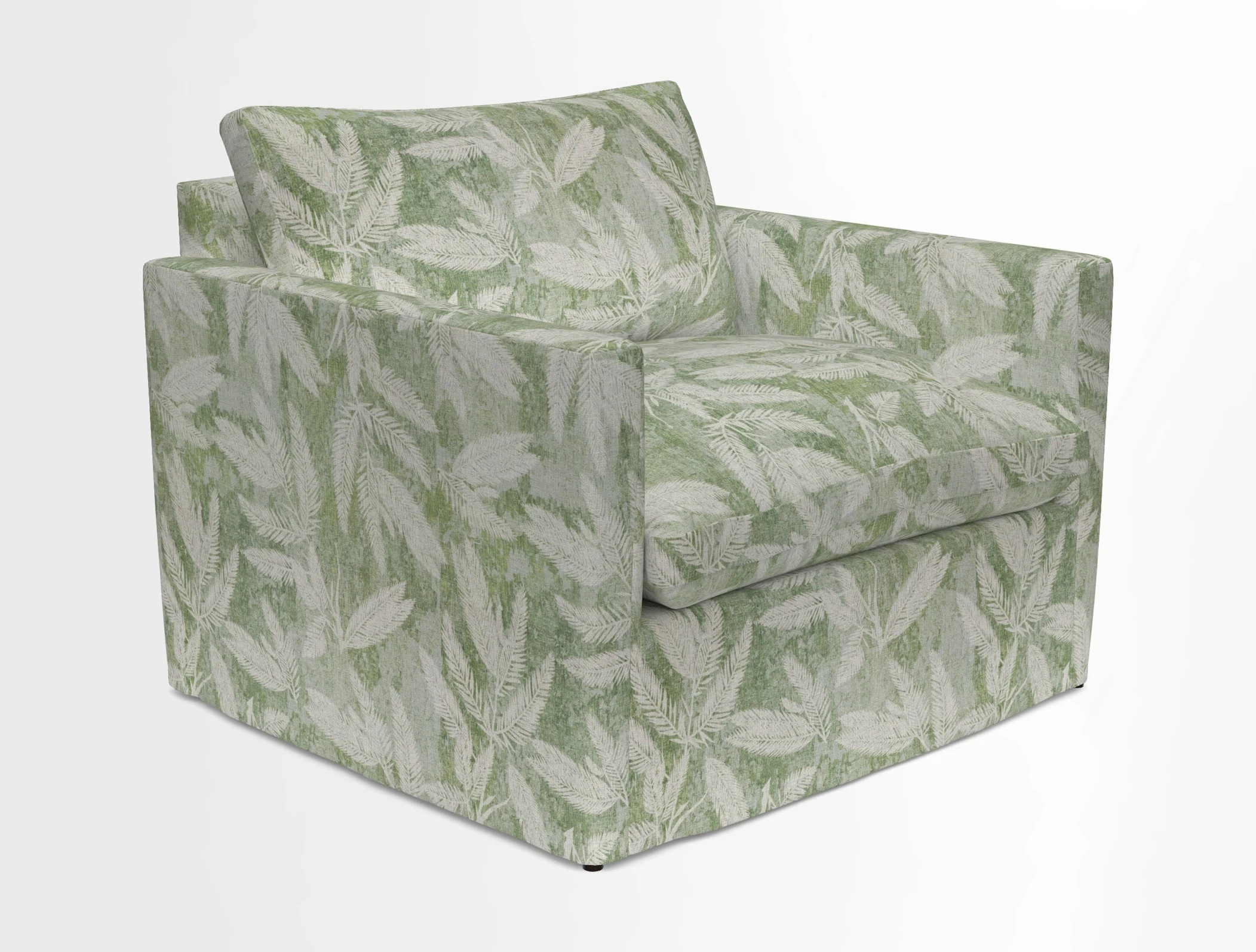 Heyshott Snuggler in Two Tone Plain Biscuit. Loose cover option available