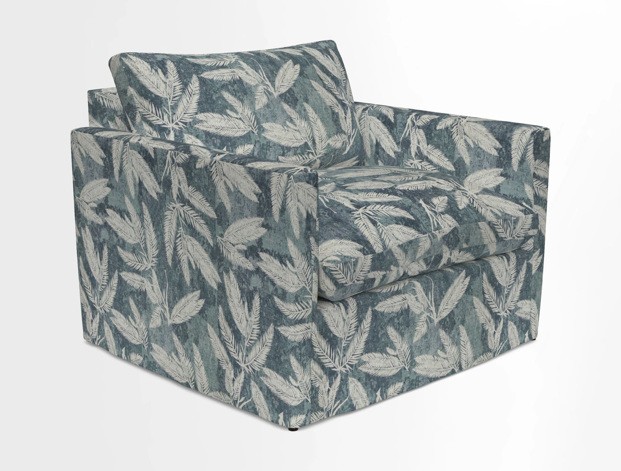 Heyshott Snuggler in Two Tone Plain Biscuit. Loose cover option available