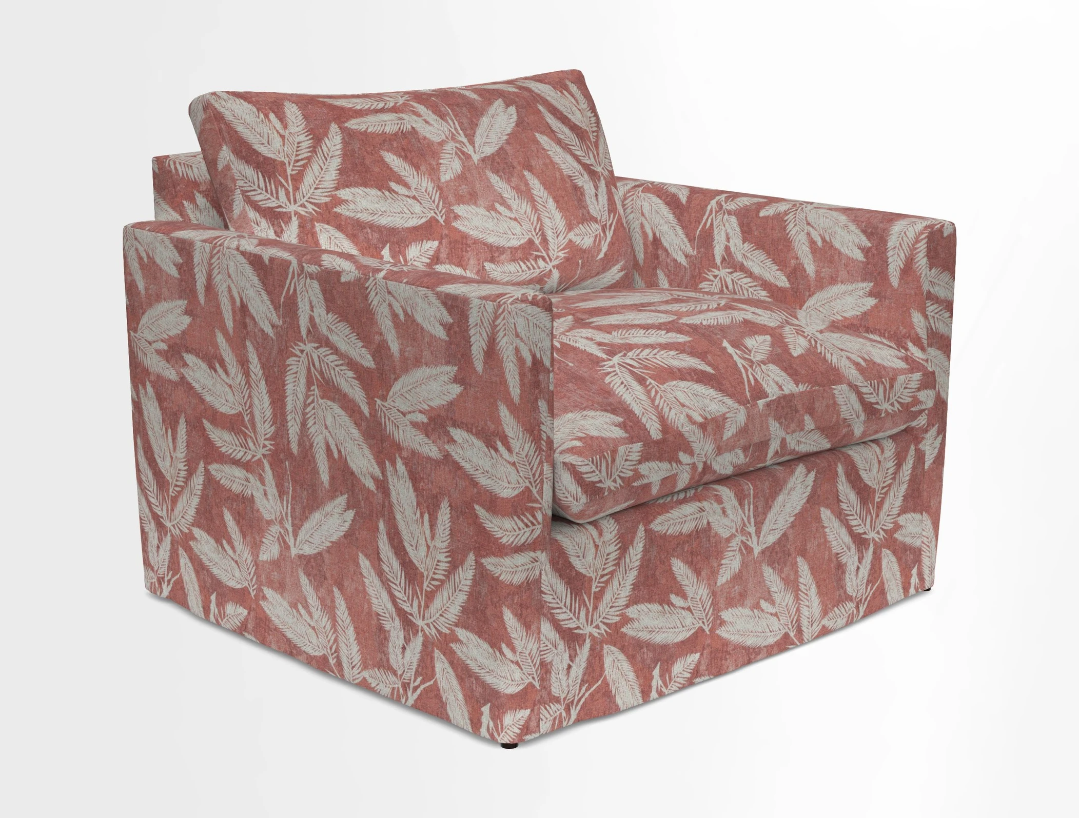 Heyshott Snuggler in Two Tone Plain Biscuit. Loose cover option available