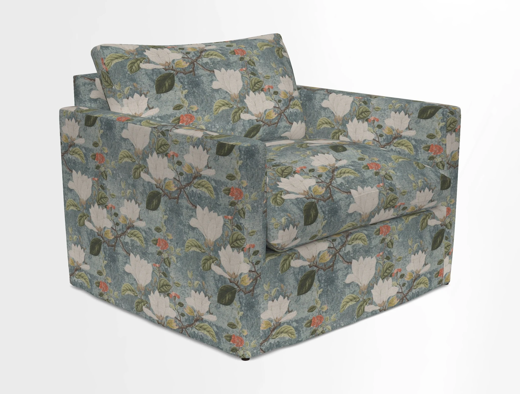 Heyshott Snuggler in Two Tone Plain Biscuit. Loose cover option available