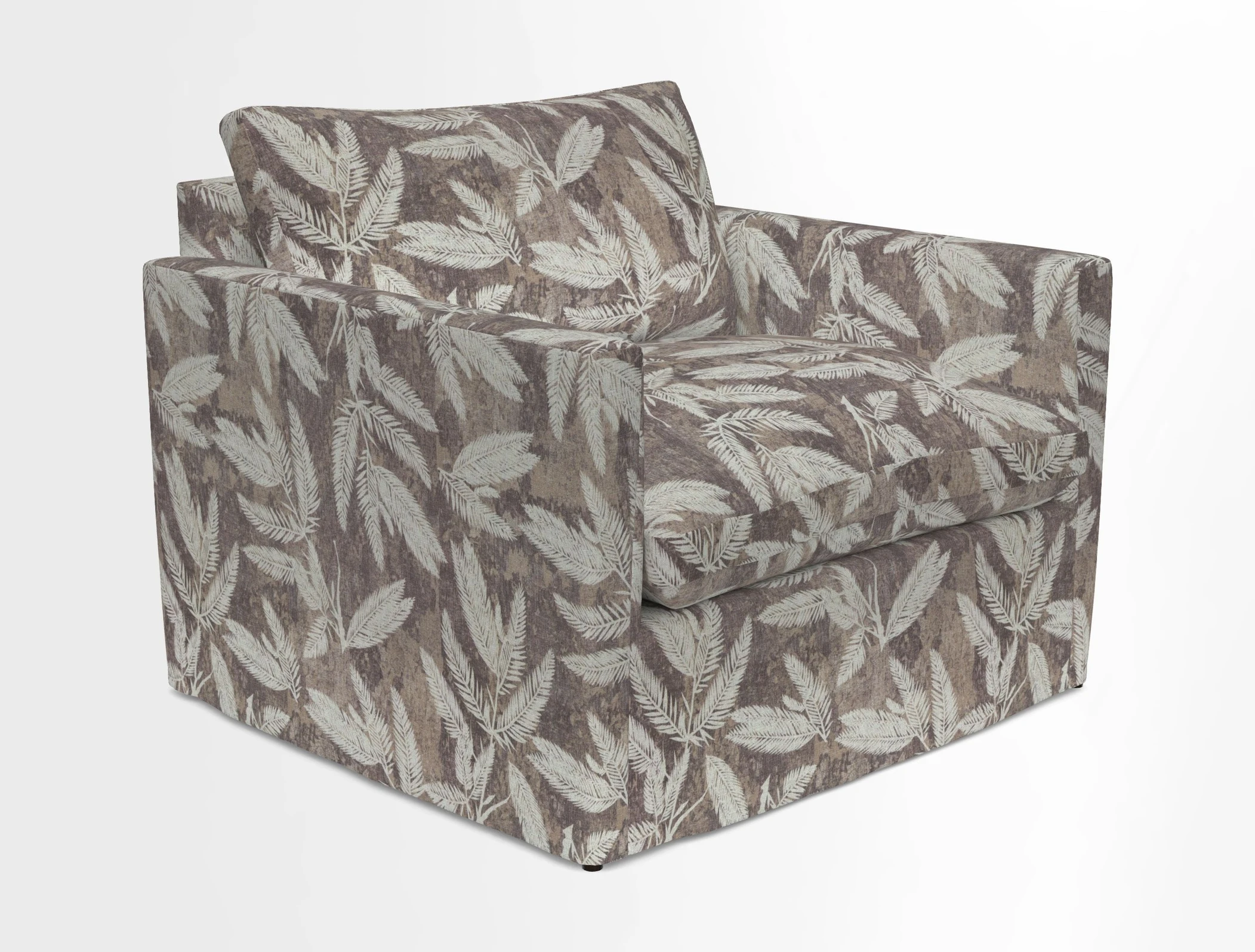 Heyshott Snuggler in Two Tone Plain Biscuit. Loose cover option available