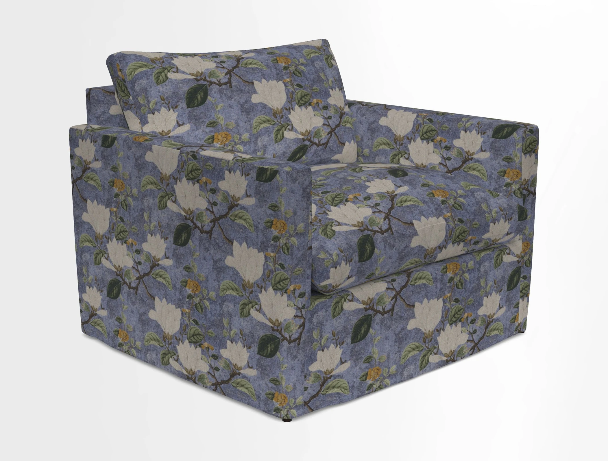 Heyshott Snuggler in Two Tone Plain Biscuit. Loose cover option available