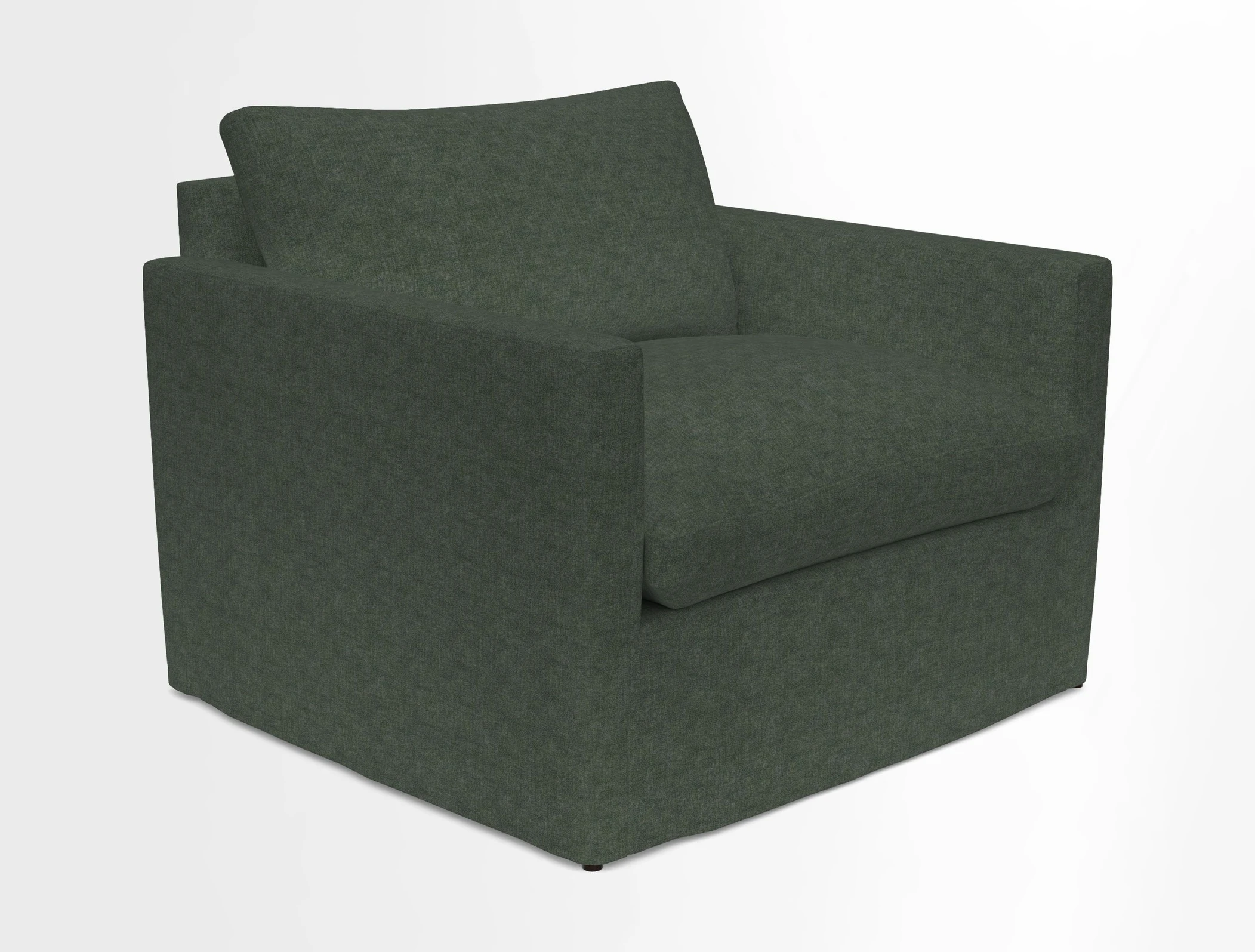 Heyshott Snuggler in Two Tone Plain Biscuit. Loose cover option available