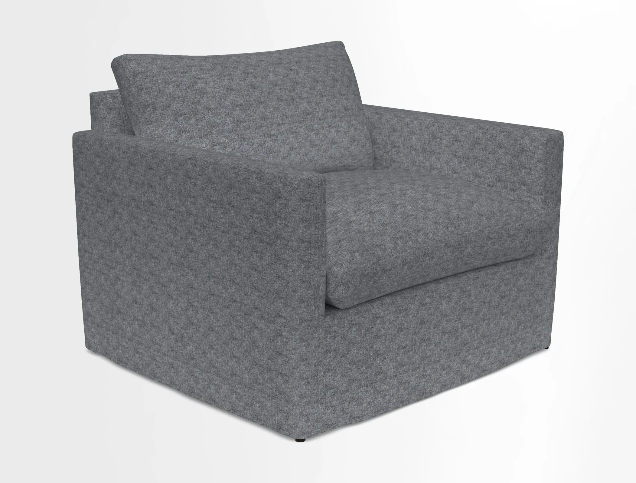 Heyshott Snuggler in Two Tone Plain Biscuit. Loose cover option available