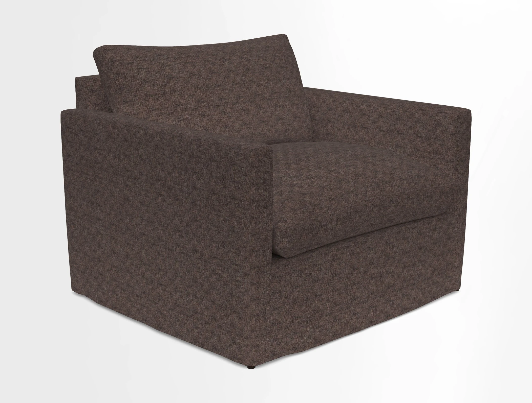 Heyshott Snuggler in Two Tone Plain Biscuit. Loose cover option available