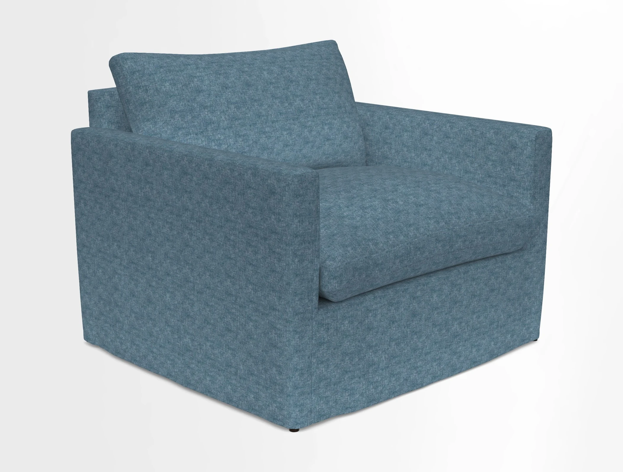 Heyshott Snuggler in Two Tone Plain Biscuit. Loose cover option available
