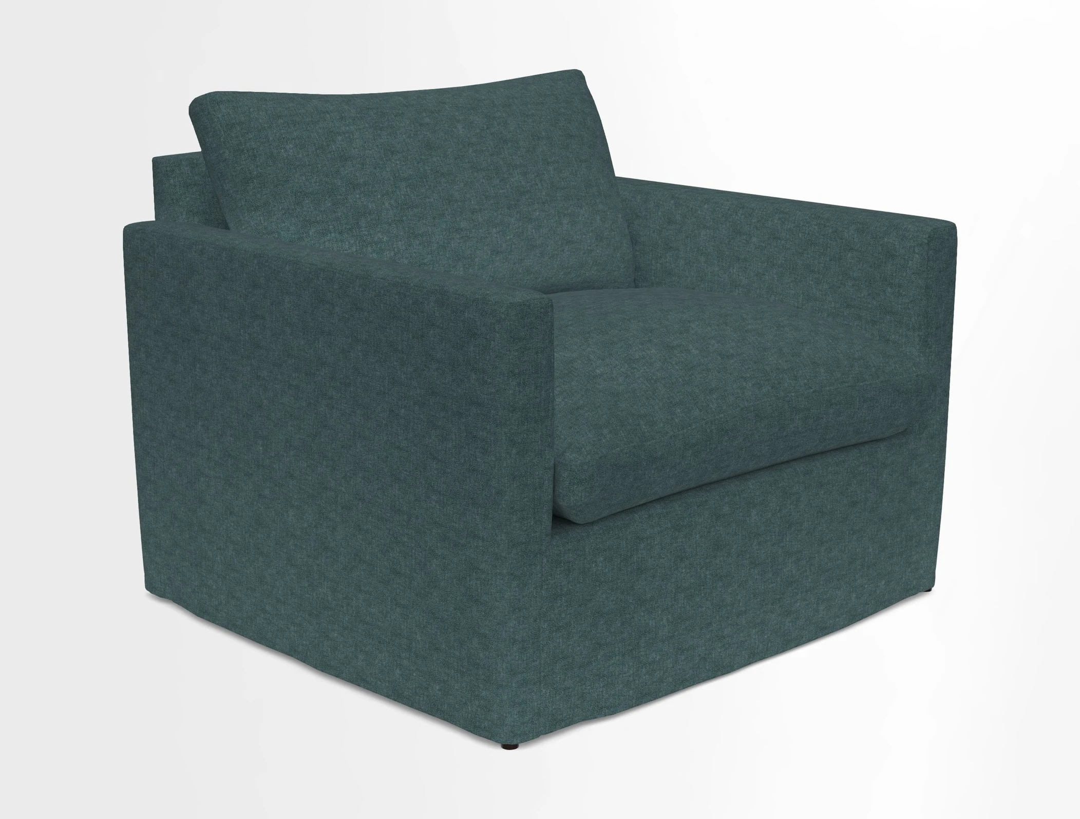 Heyshott Snuggler in Two Tone Plain Biscuit. Loose cover option available