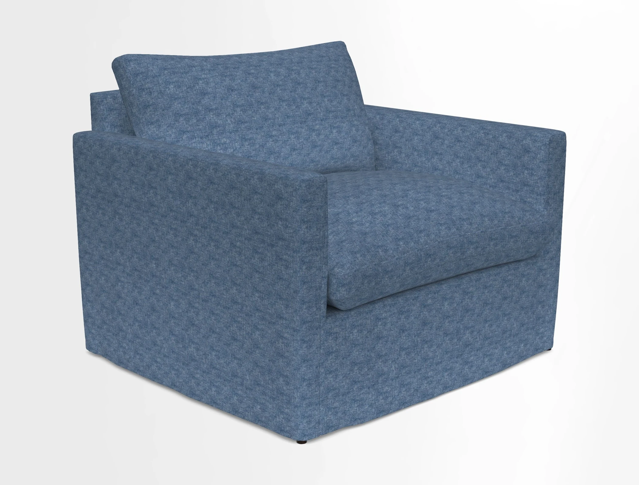 Heyshott Snuggler in Two Tone Plain Biscuit. Loose cover option available