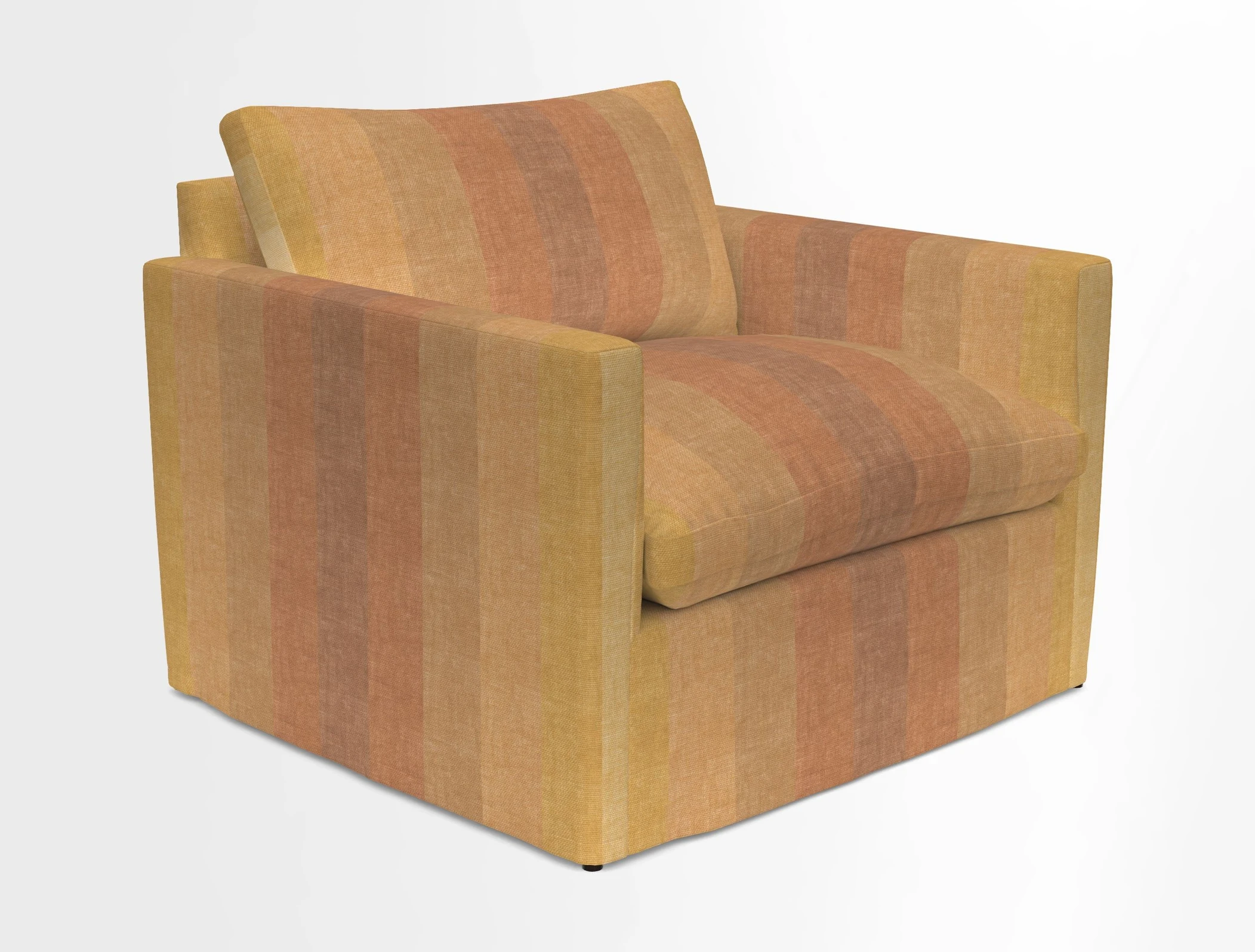 Heyshott Snuggler in Two Tone Plain Biscuit. Loose cover option available
