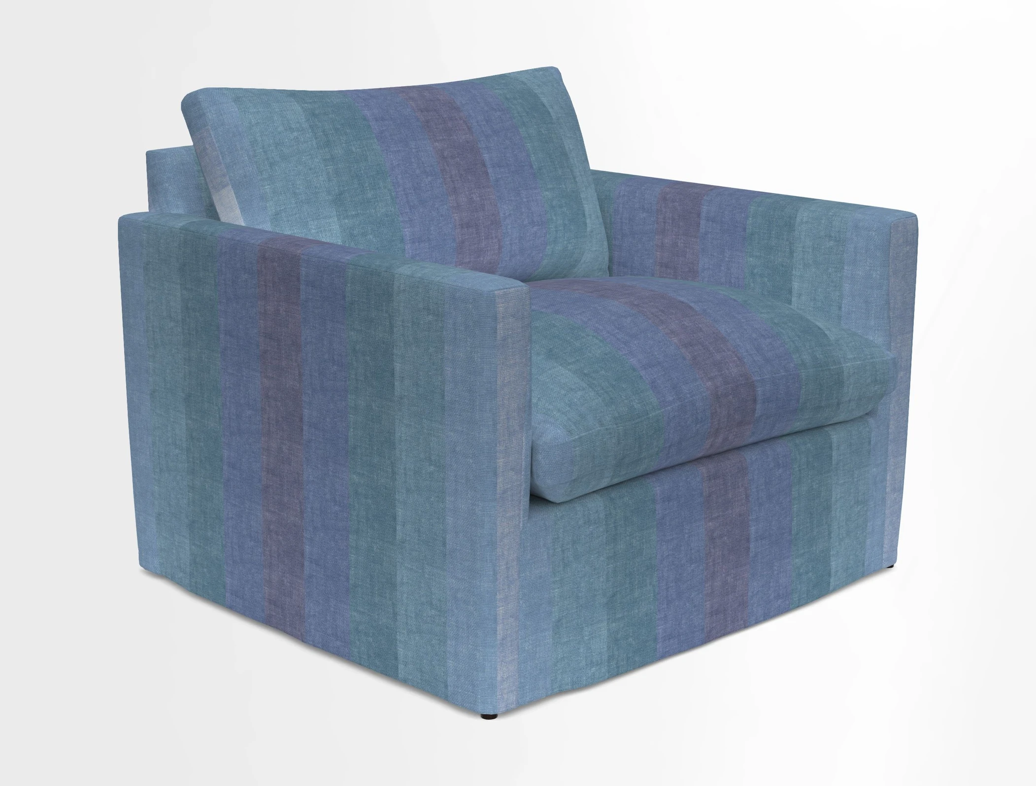 Heyshott Snuggler in Two Tone Plain Biscuit. Loose cover option available