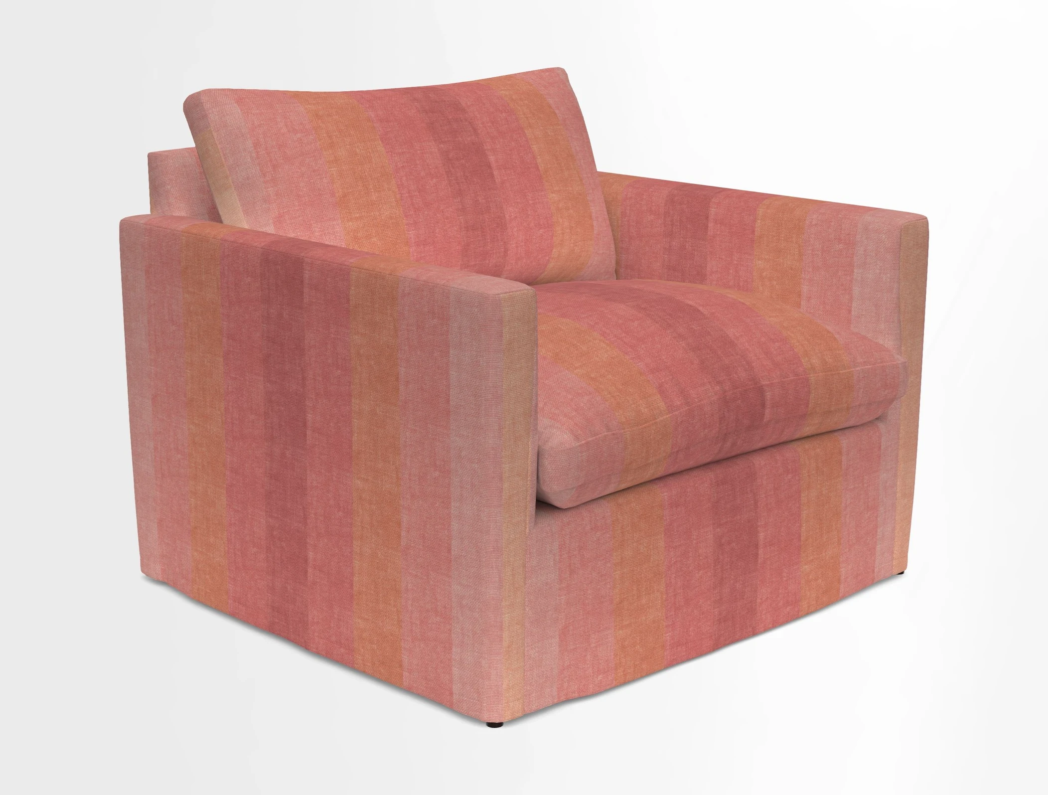 Heyshott Snuggler in Two Tone Plain Biscuit. Loose cover option available