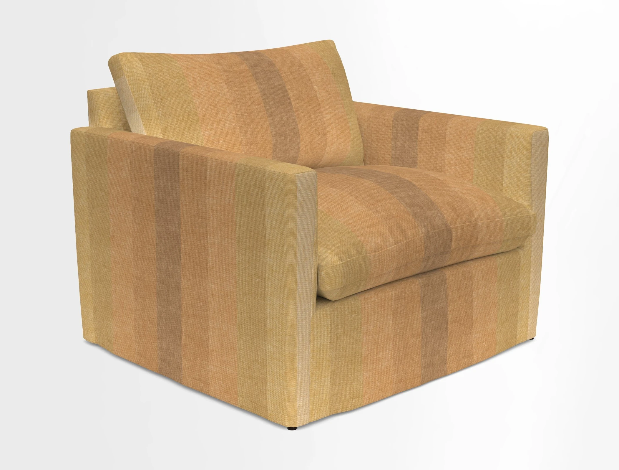 Heyshott Snuggler in Two Tone Plain Biscuit. Loose cover option available