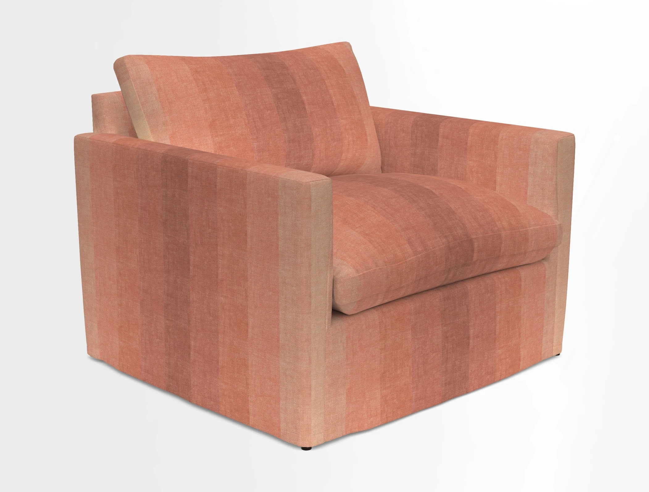 Heyshott Snuggler in Two Tone Plain Biscuit. Loose cover option available