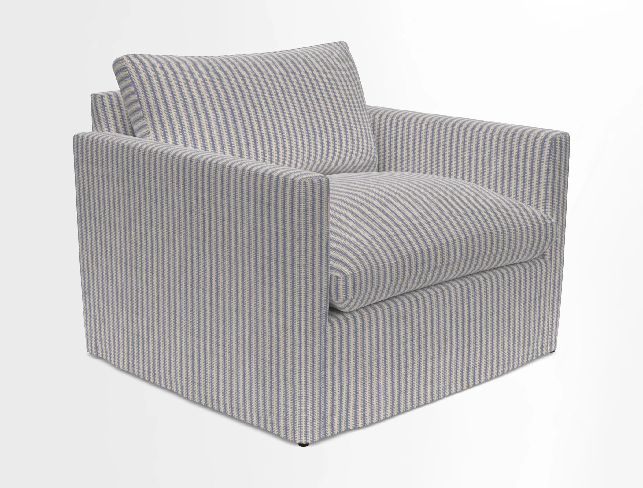 Heyshott Snuggler in Two Tone Plain Biscuit. Loose cover option available