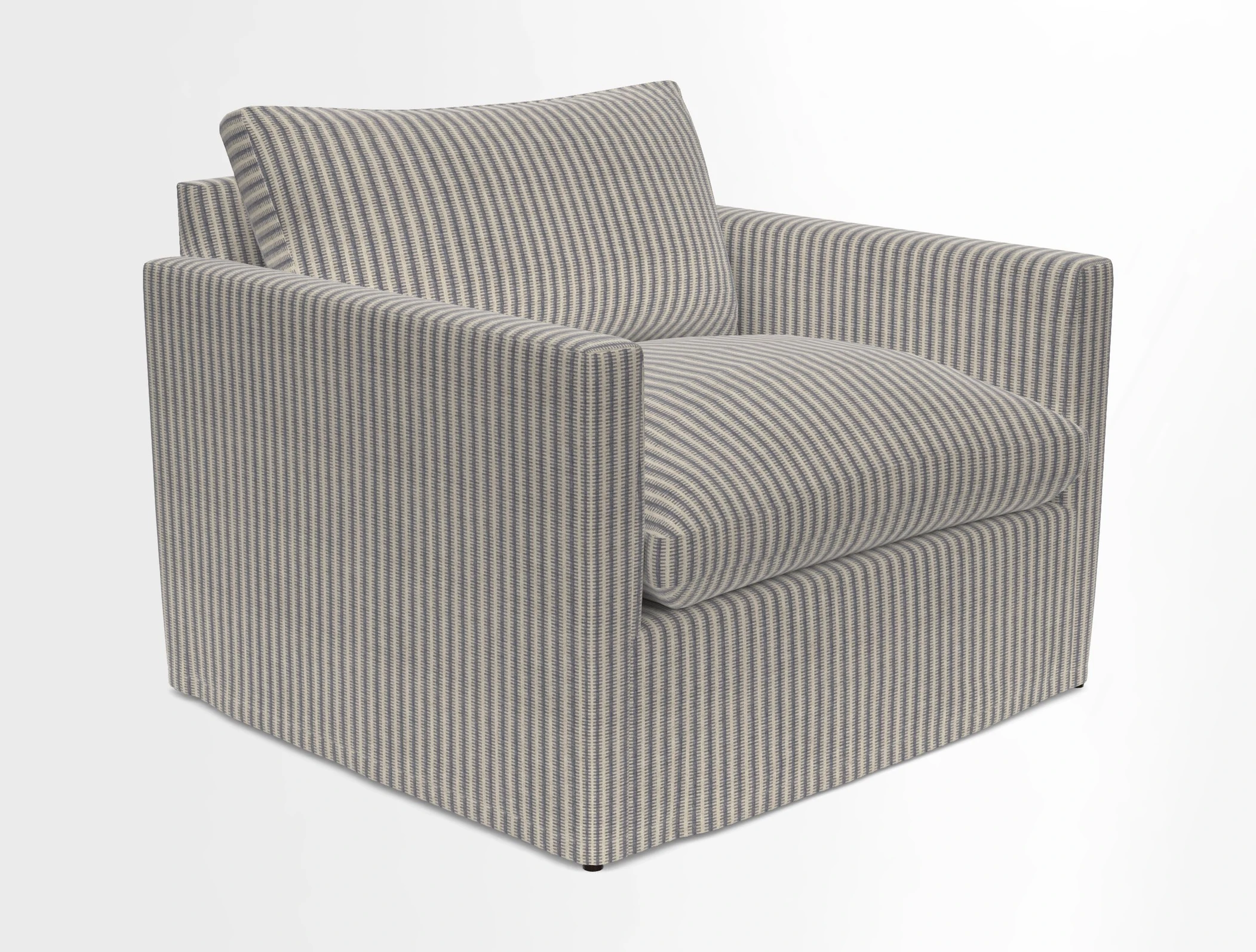 Heyshott Snuggler in Two Tone Plain Biscuit. Loose cover option available