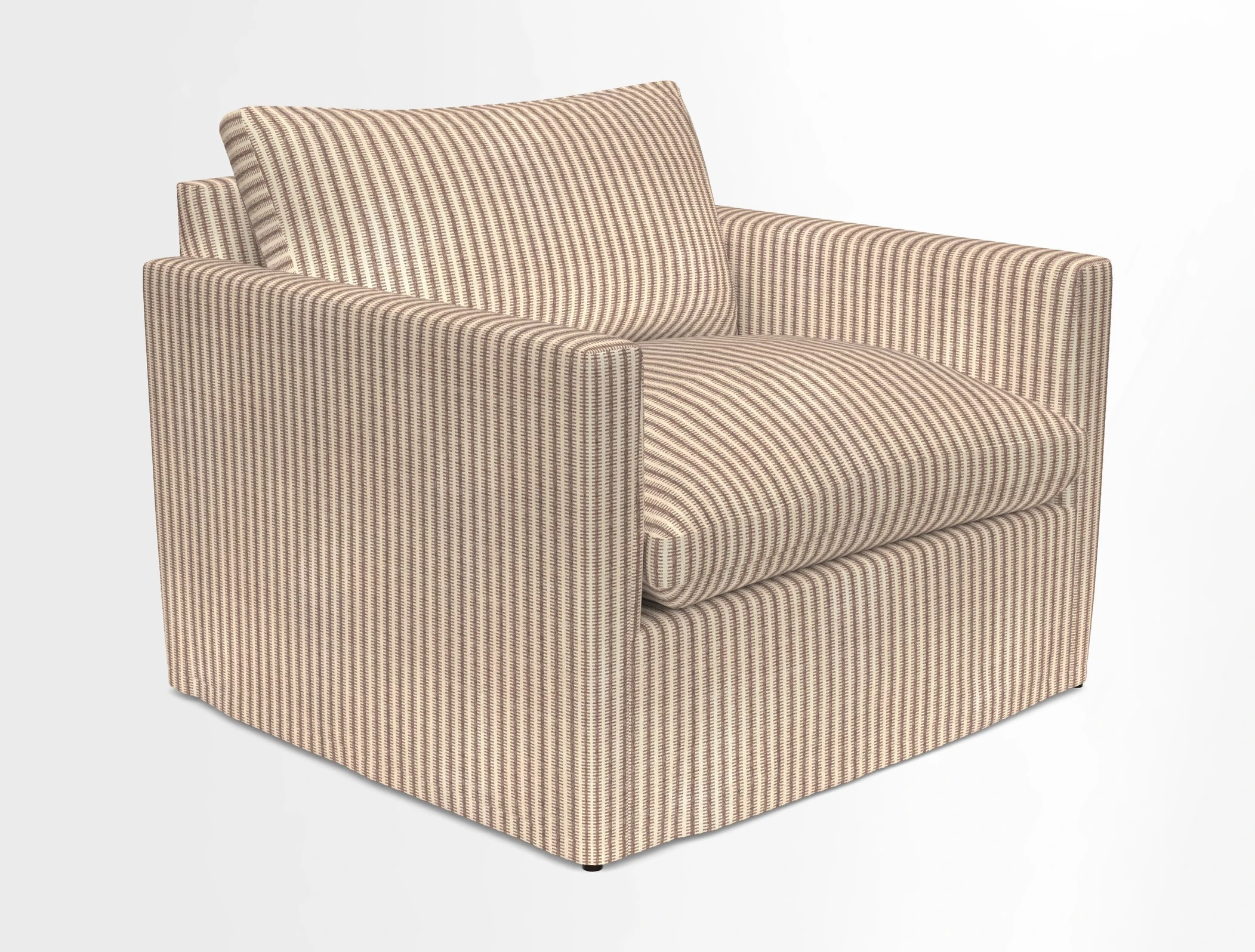 Heyshott Snuggler in Two Tone Plain Biscuit. Loose cover option available