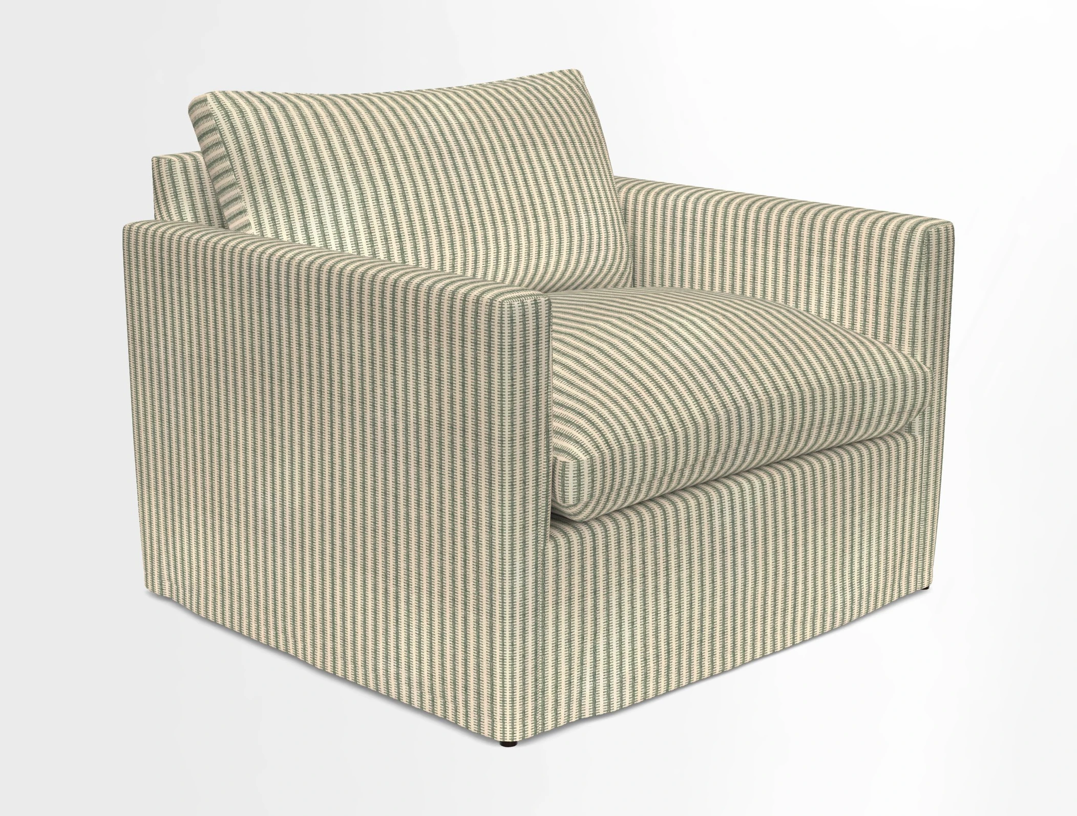 Heyshott Snuggler in Two Tone Plain Biscuit. Loose cover option available