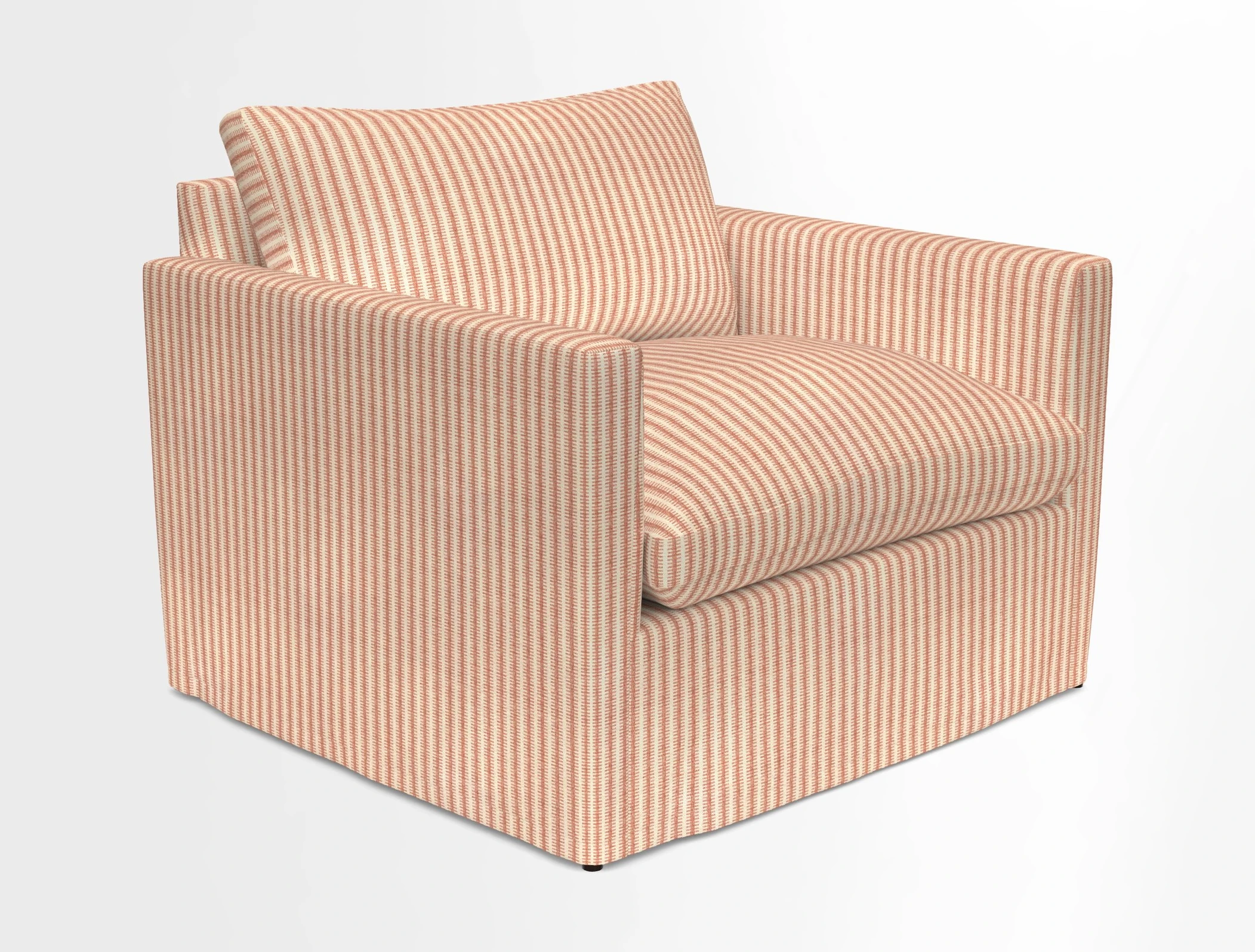 Heyshott Snuggler in Two Tone Plain Biscuit. Loose cover option available