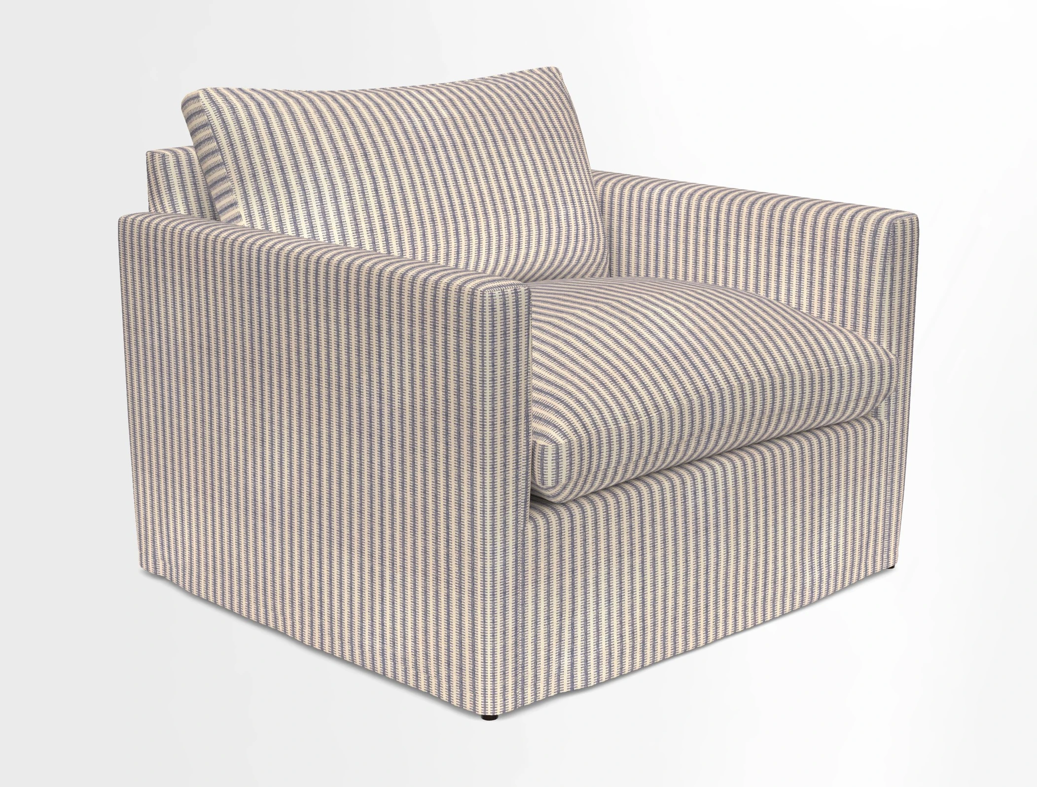 Heyshott Snuggler in Two Tone Plain Biscuit. Loose cover option available