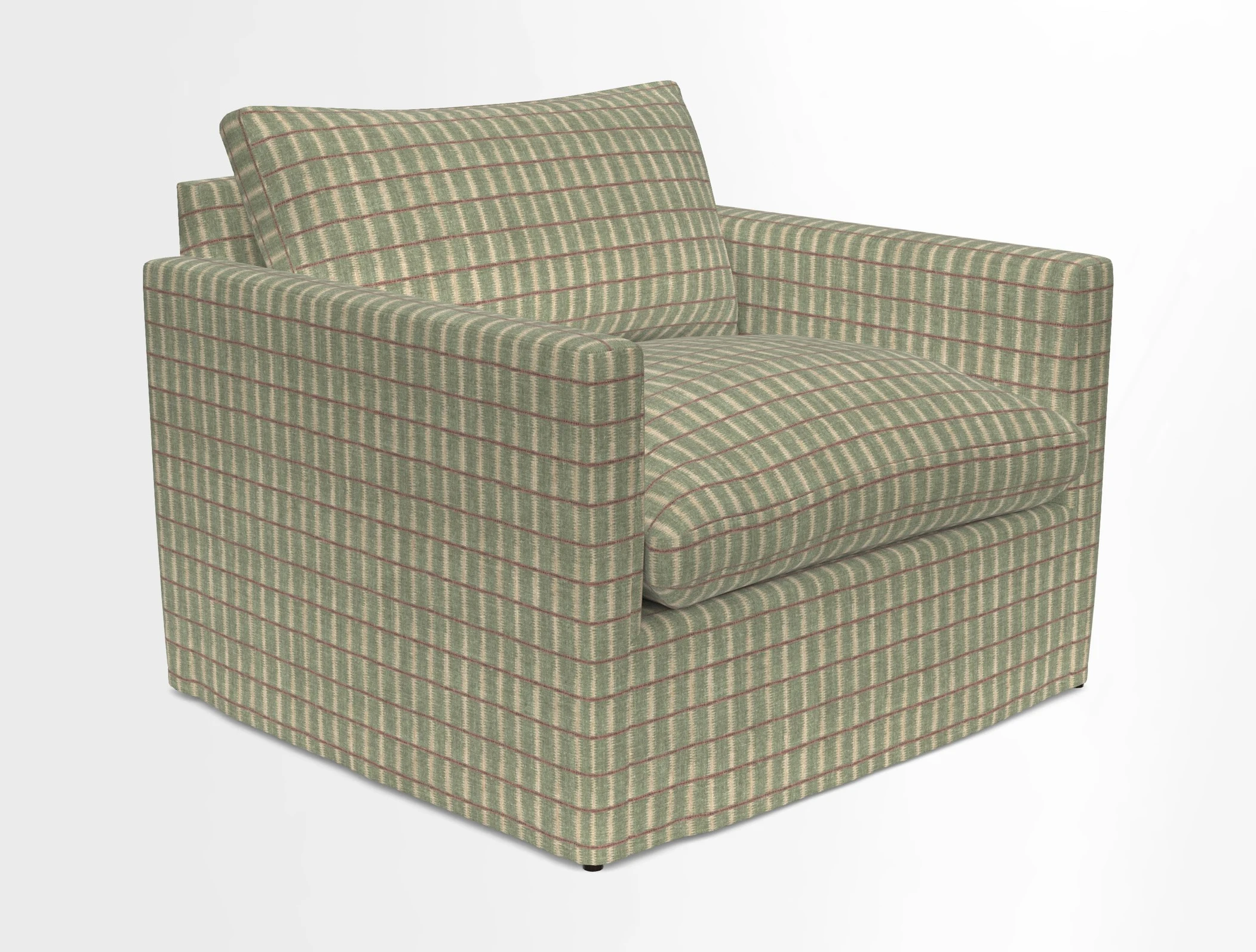 Heyshott Snuggler in Two Tone Plain Biscuit. Loose cover option available