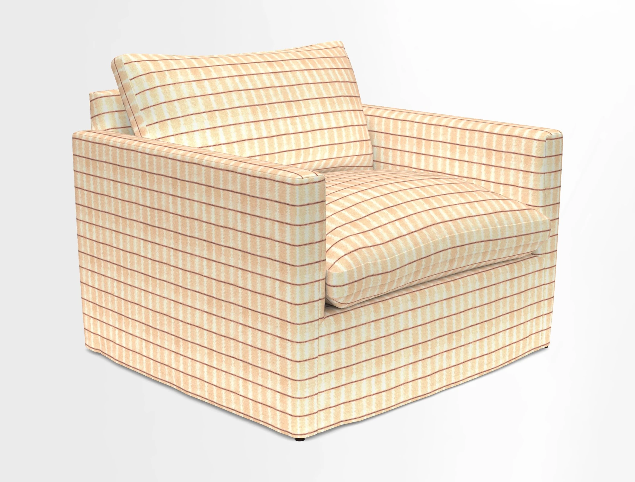 Heyshott Snuggler in Two Tone Plain Biscuit. Loose cover option available