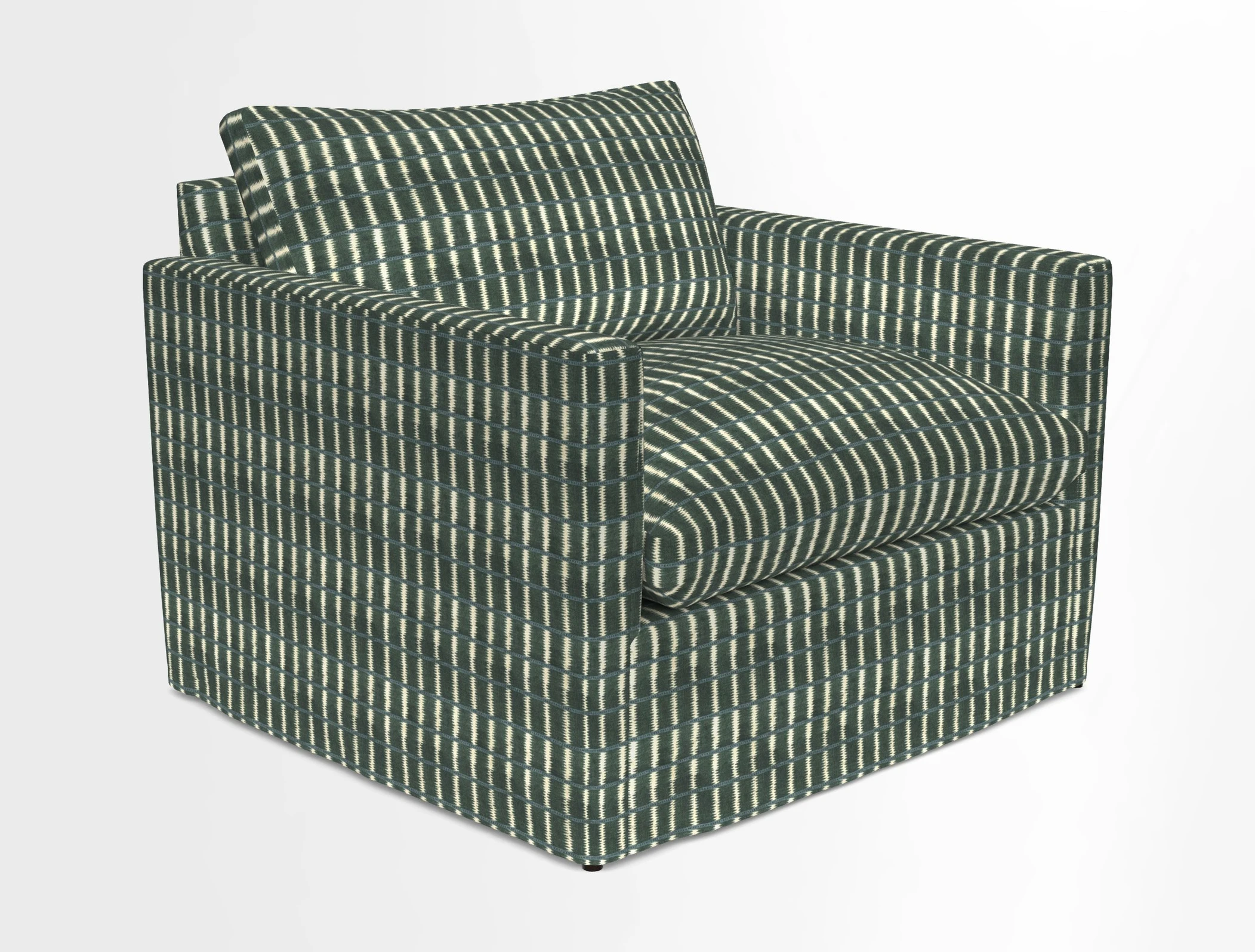 Heyshott Snuggler in Two Tone Plain Biscuit. Loose cover option available