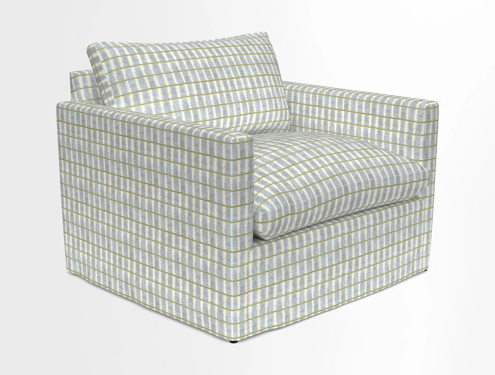 Heyshott Snuggler in Two Tone Plain Biscuit. Loose cover option available