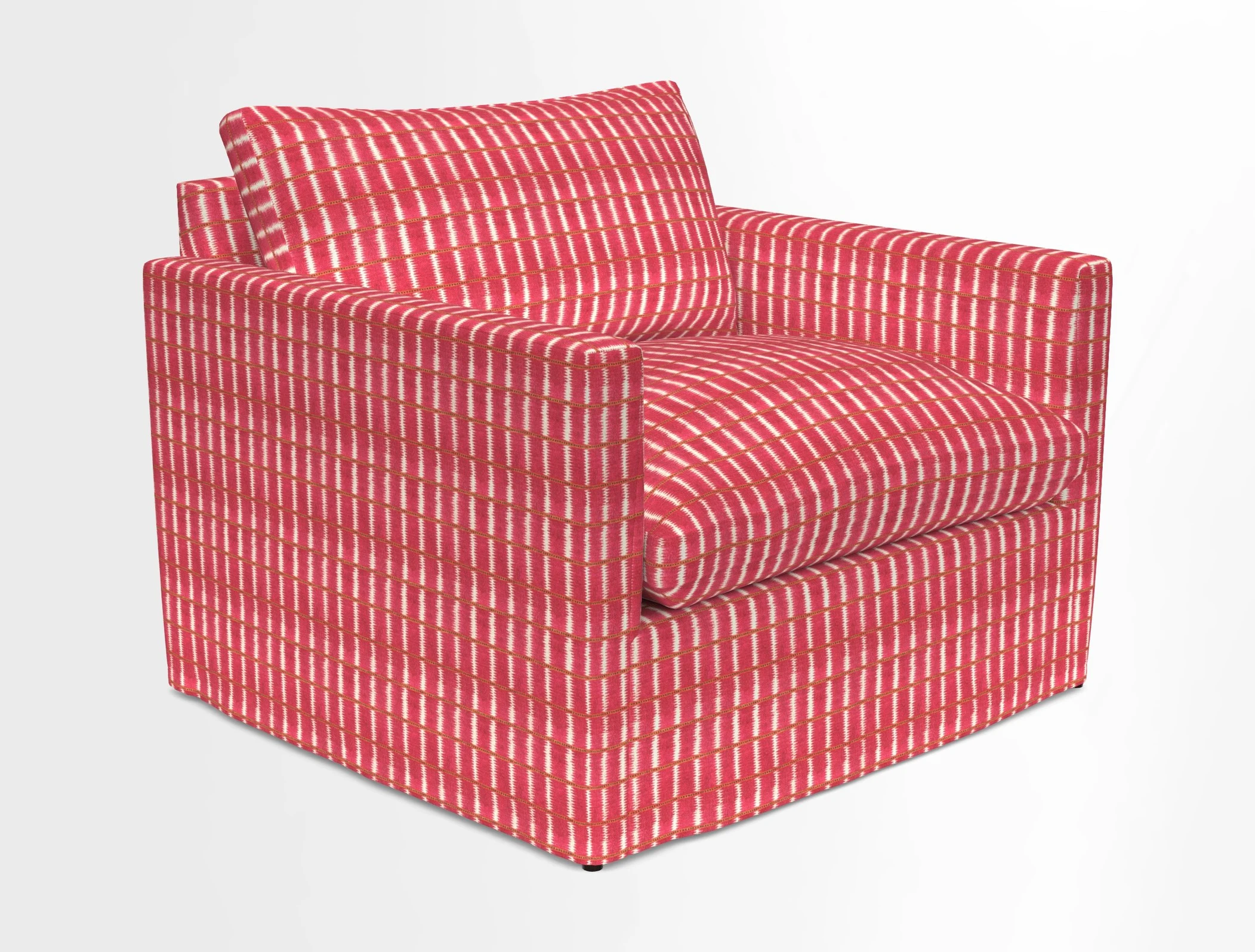 Heyshott Snuggler in Two Tone Plain Biscuit. Loose cover option available