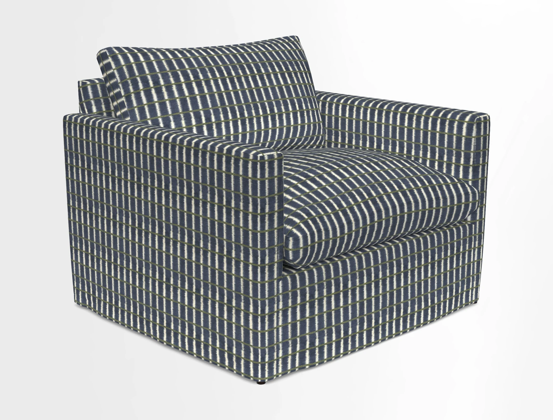 Heyshott Snuggler in Two Tone Plain Biscuit. Loose cover option available