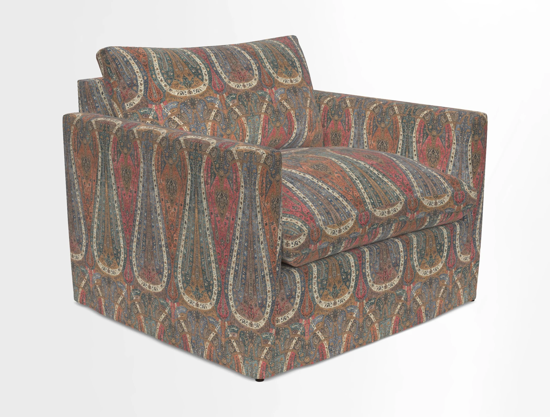 Heyshott Snuggler in Two Tone Plain Biscuit. Loose cover option available