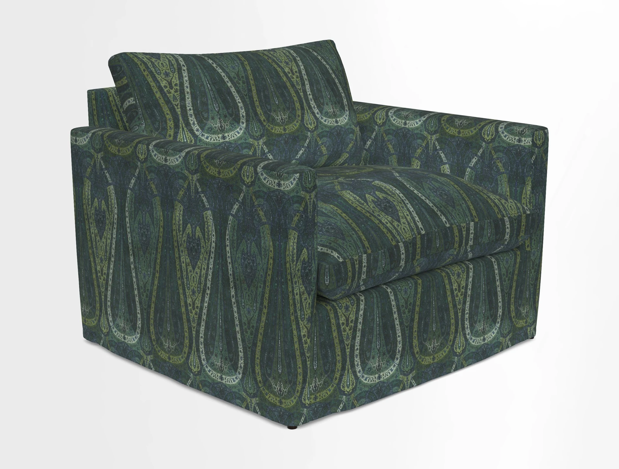 Heyshott Snuggler in Two Tone Plain Biscuit. Loose cover option available