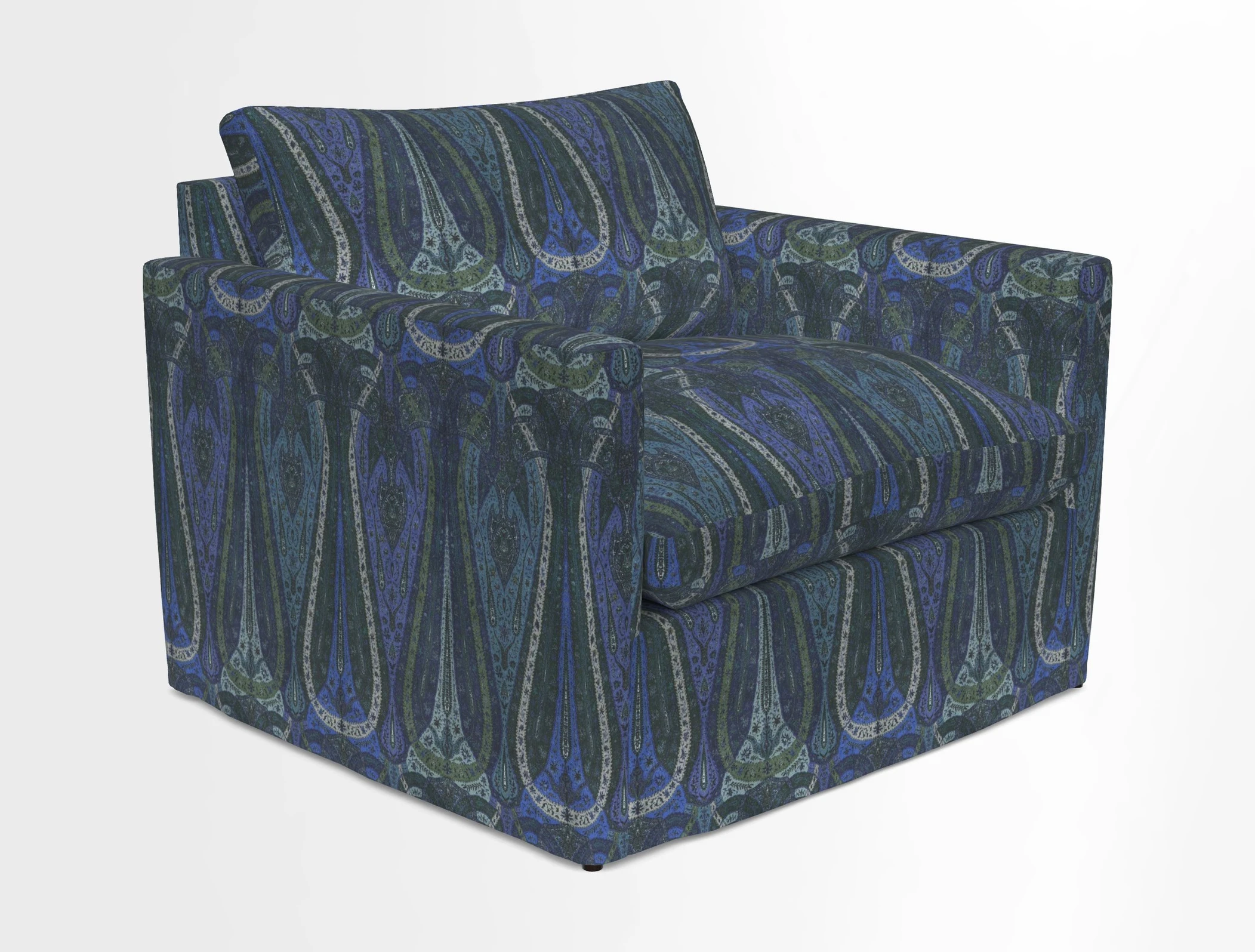 Heyshott Snuggler in Two Tone Plain Biscuit. Loose cover option available
