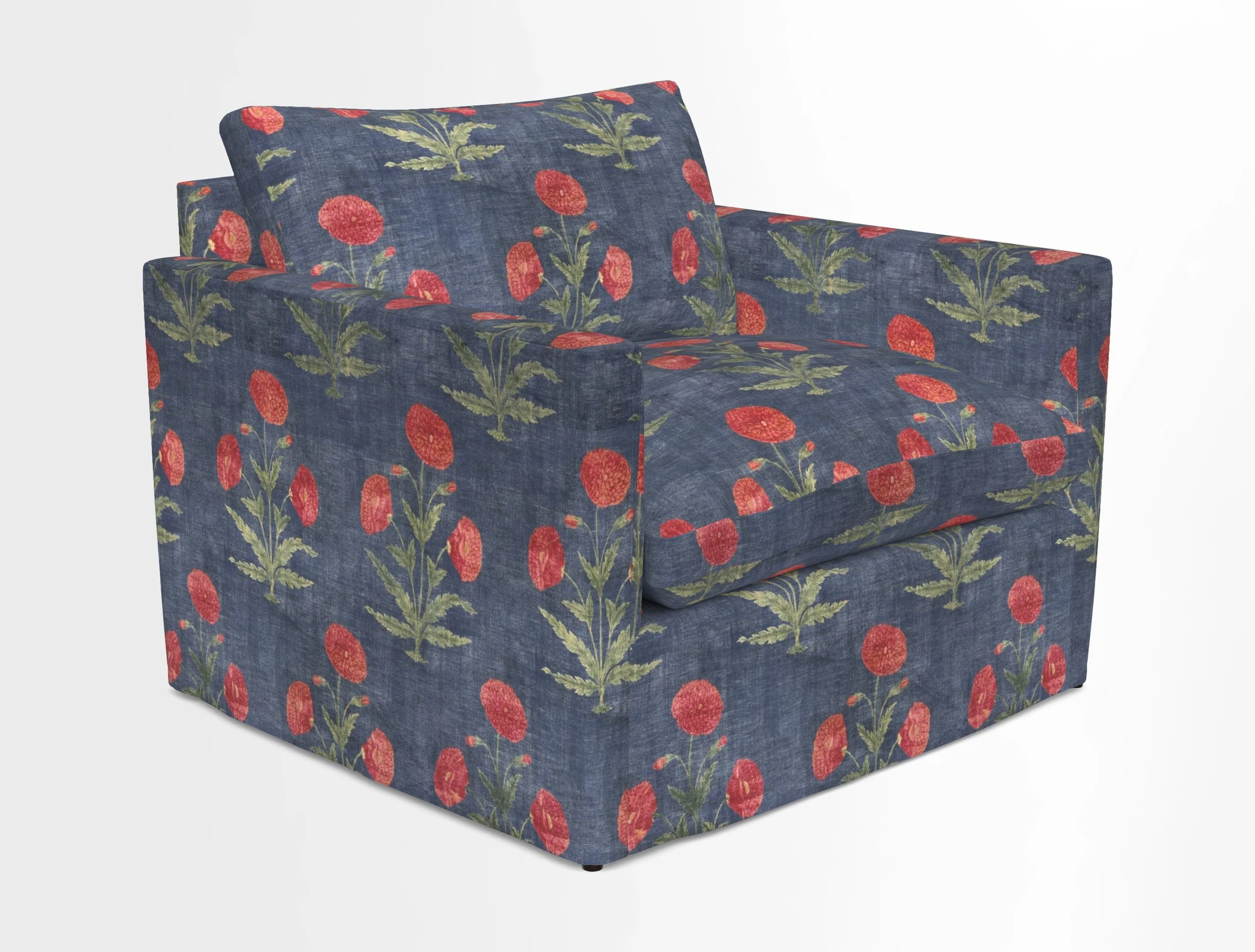 Heyshott Snuggler in Two Tone Plain Biscuit. Loose cover option available