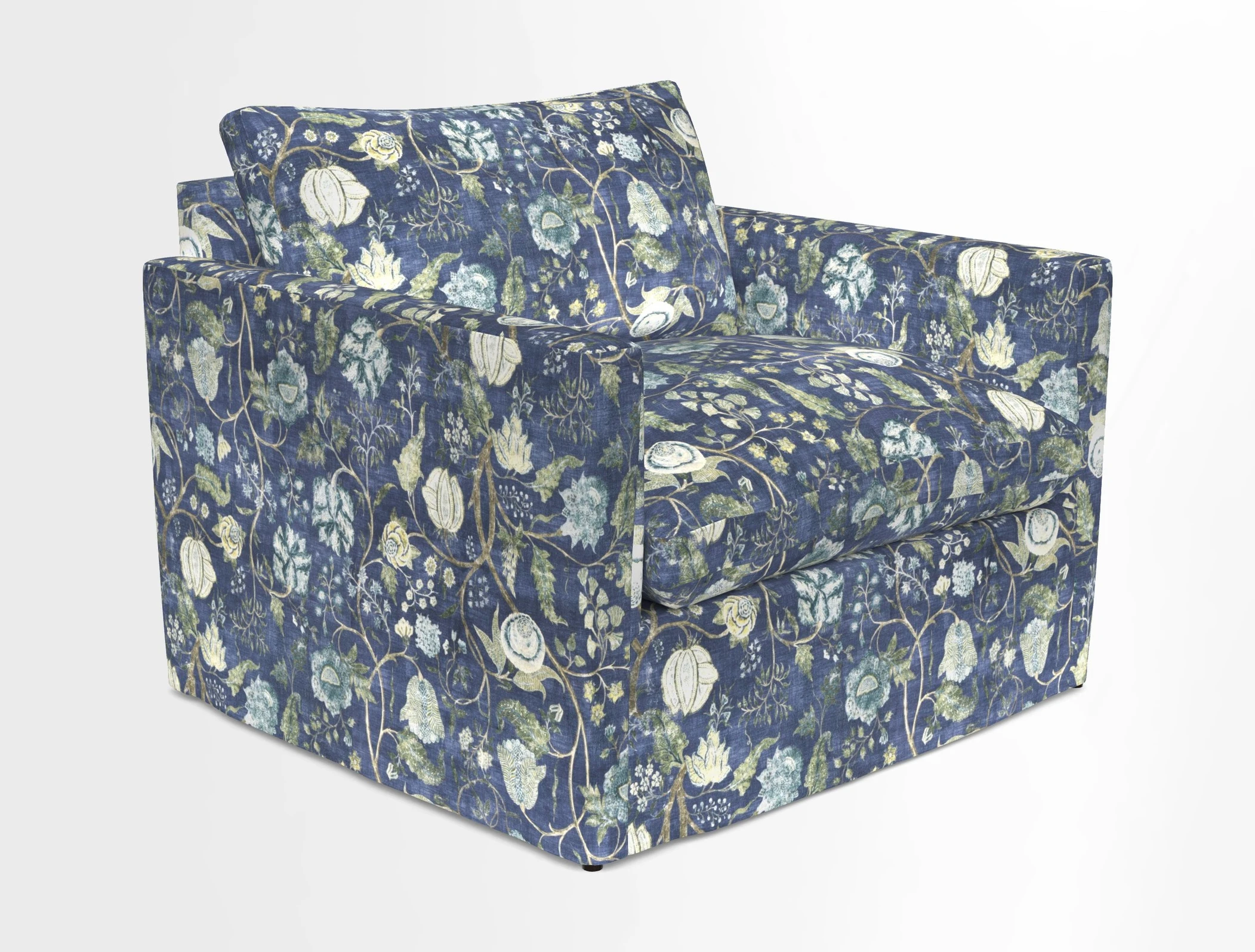 Heyshott Snuggler in Two Tone Plain Biscuit. Loose cover option available