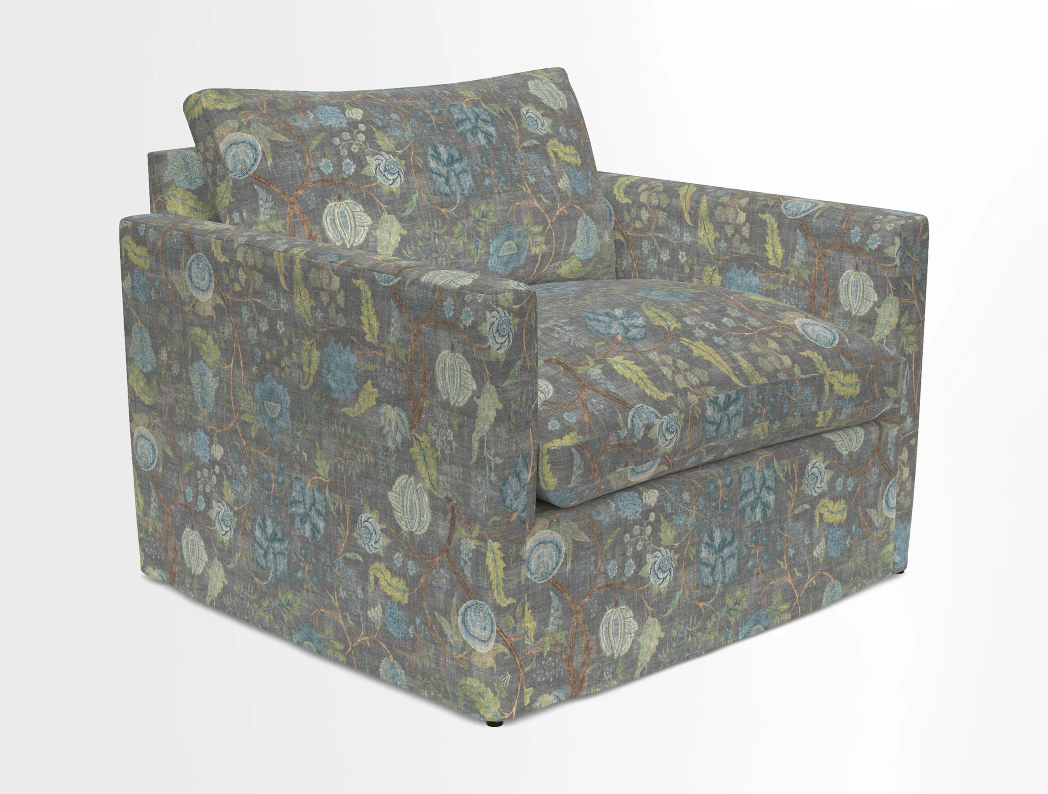 Heyshott Snuggler in Two Tone Plain Biscuit. Loose cover option available